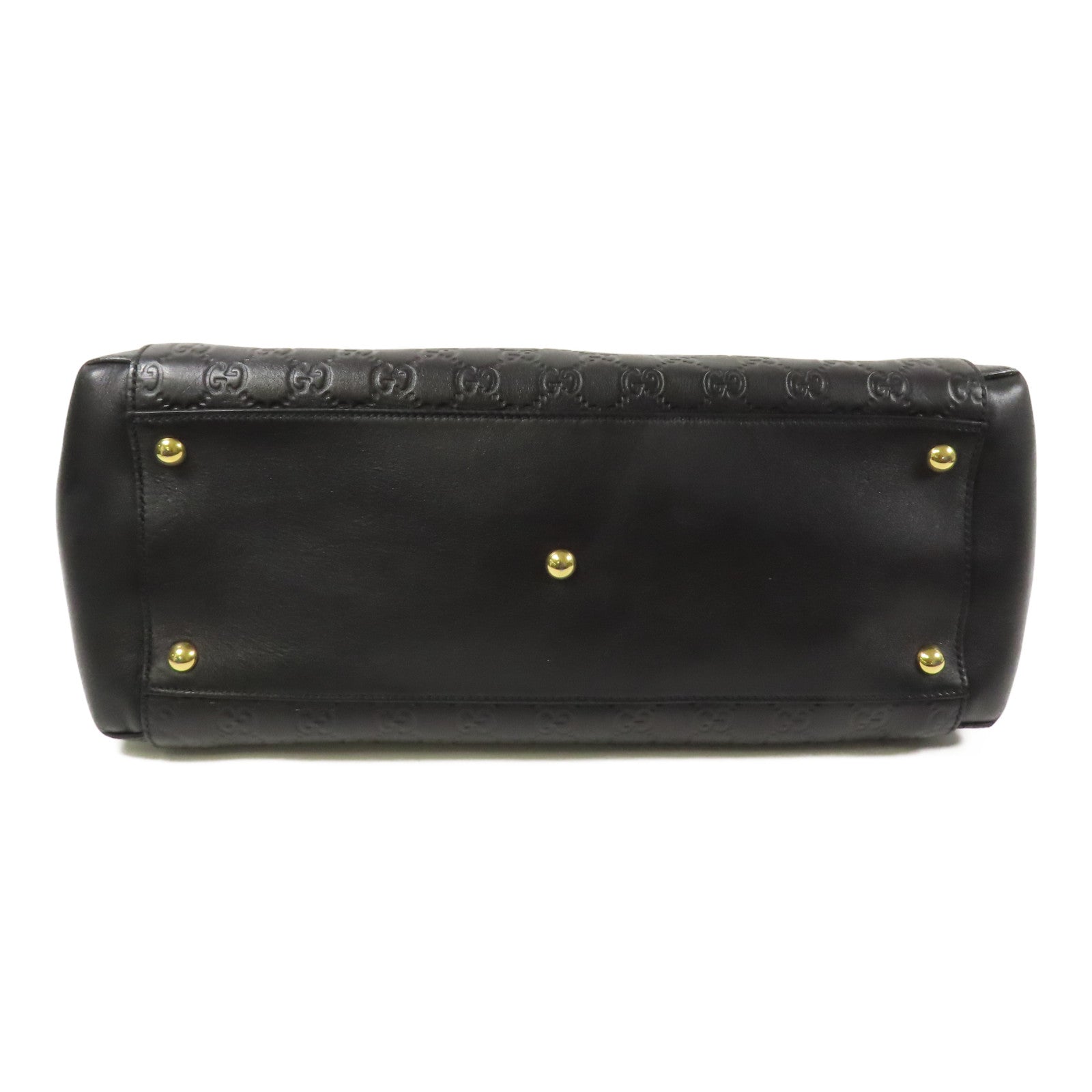 GUCCI 牛皮皮革Guccissima金扣手挽肩背兩用袋