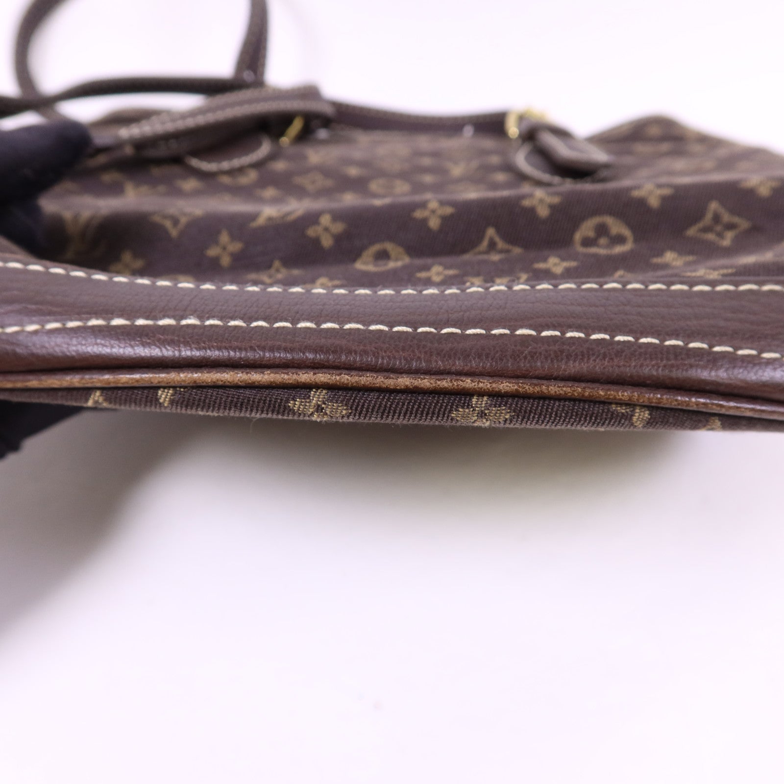 LOUIS VUITTON Monogram Mini Lin Bucket PM金扣肩背袋