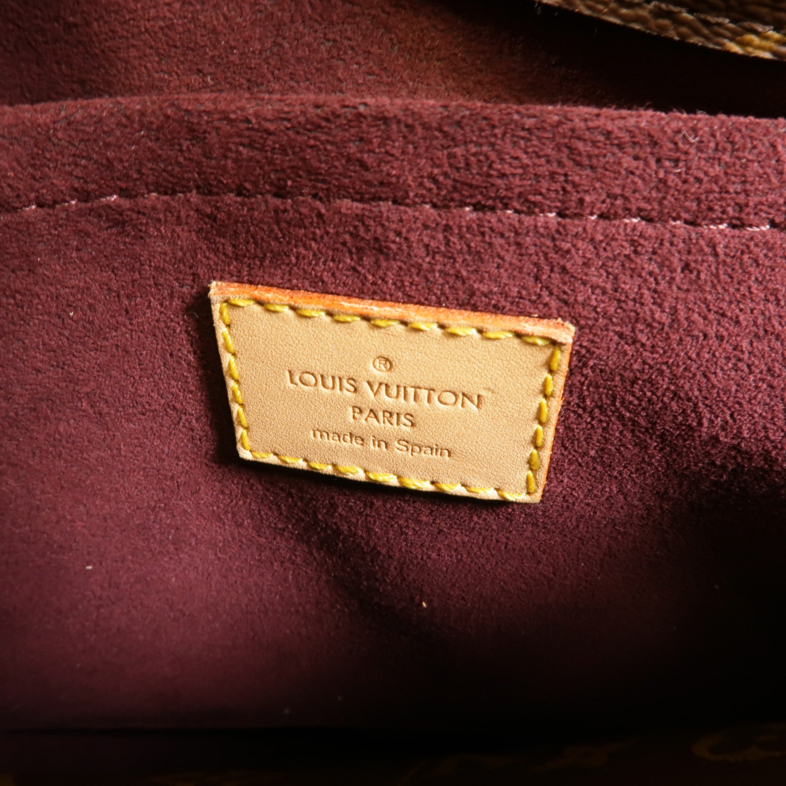 LOUIS VUITTON Monogram Montaigne MM金扣手挽肩背兩用袋