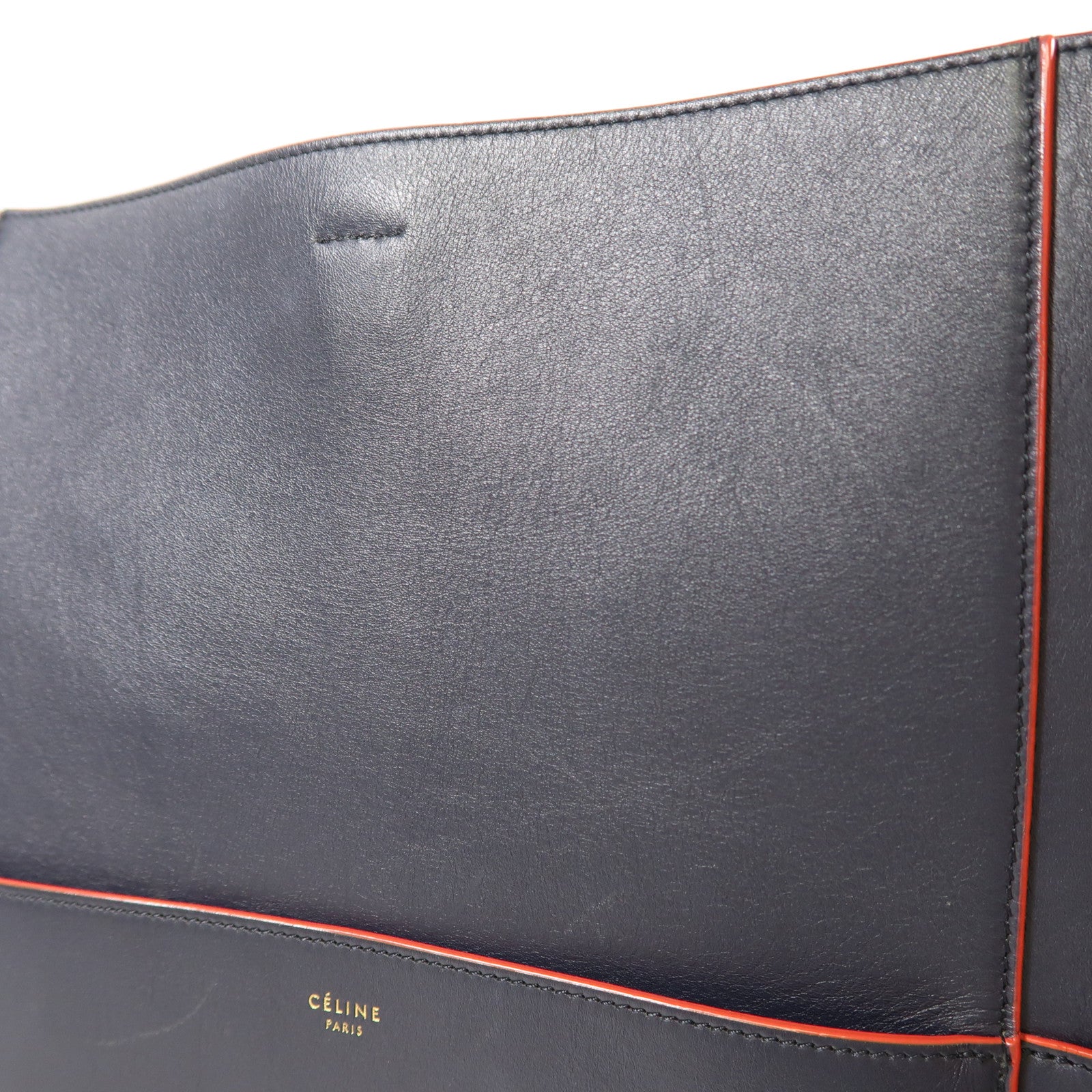 CELINE 牛皮皮革Shoulder Bag金扣肩背袋