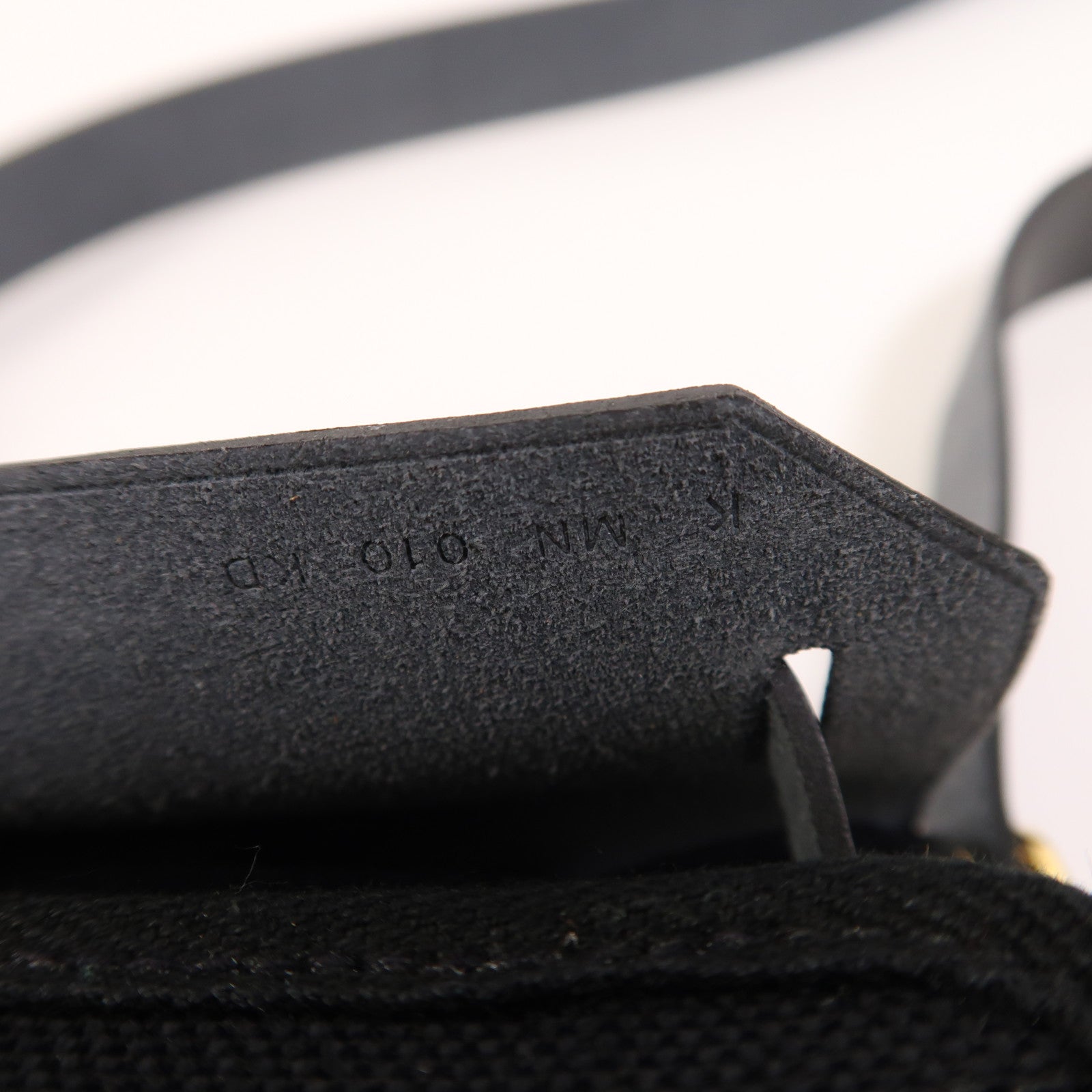 HERMES 帆布Mini Herbag金扣肩背袋