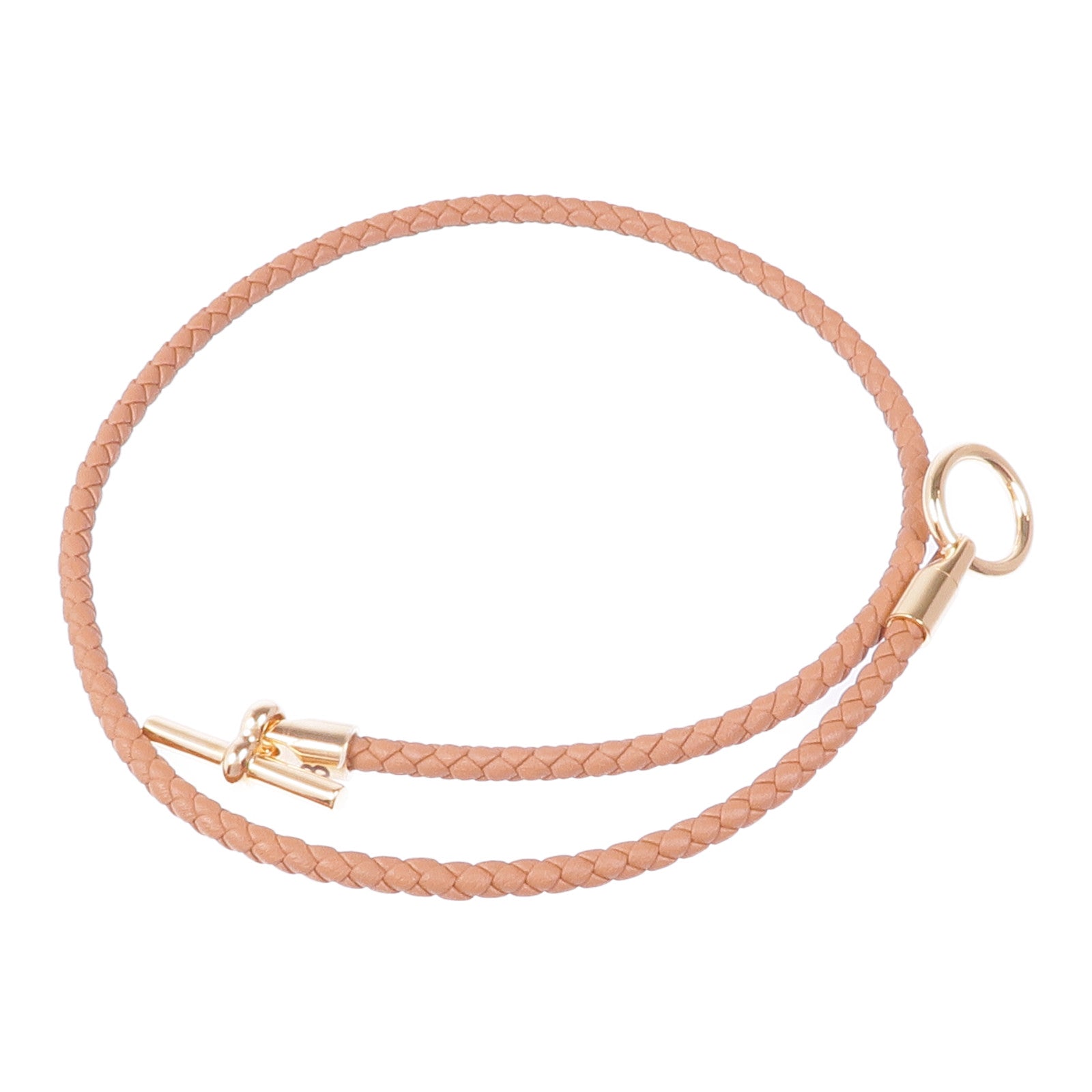 HERMES Swift皮革Glenan Double Tour金扣手帶Gold