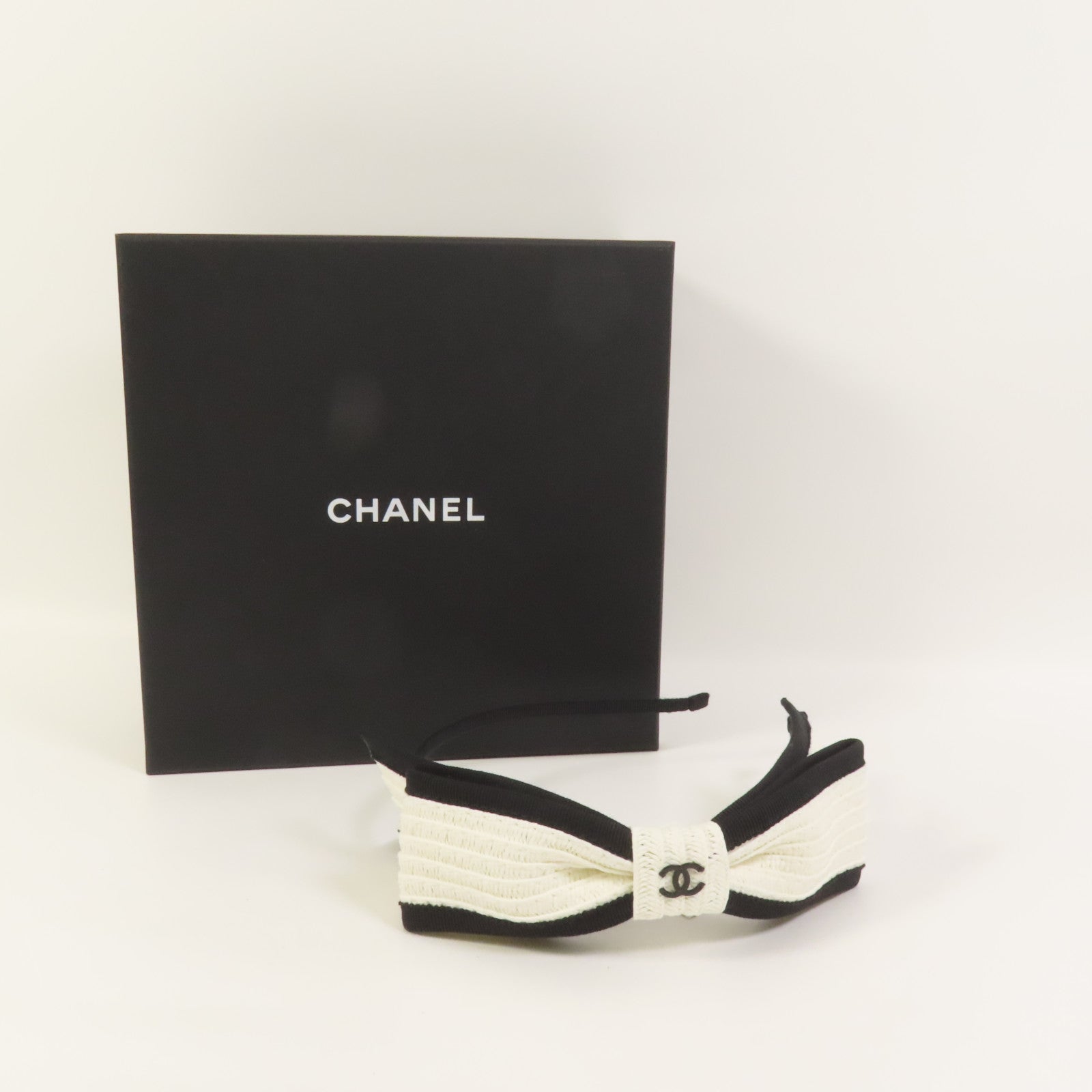 CHANEL Papier/Viscose/棉布Hair Band頭箍