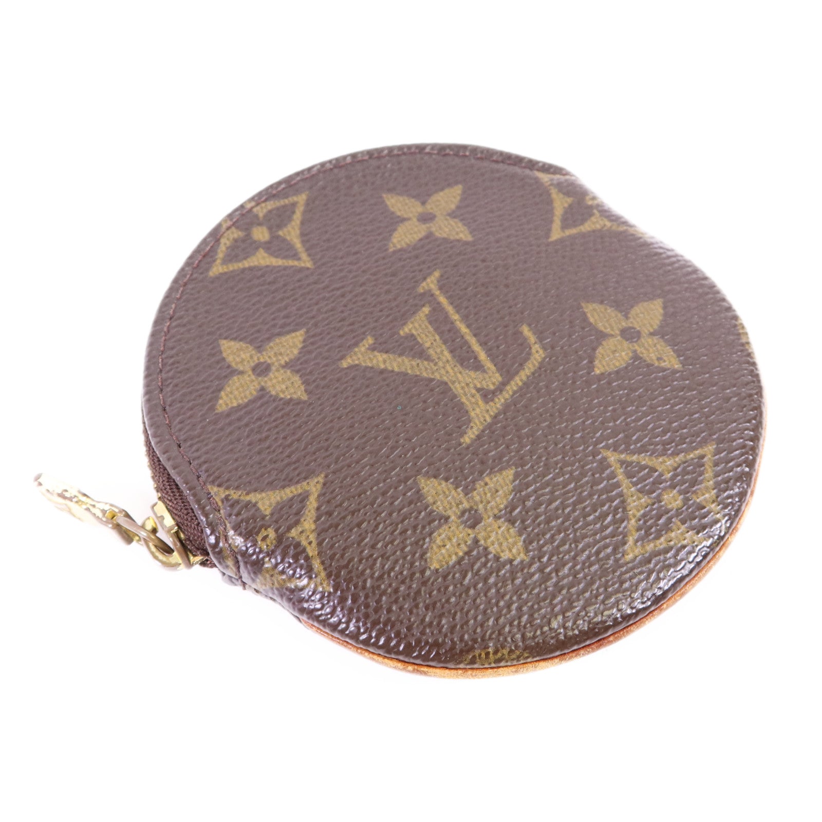 LOUIS VUITTON Monogram Coin Case Purse金扣零錢包