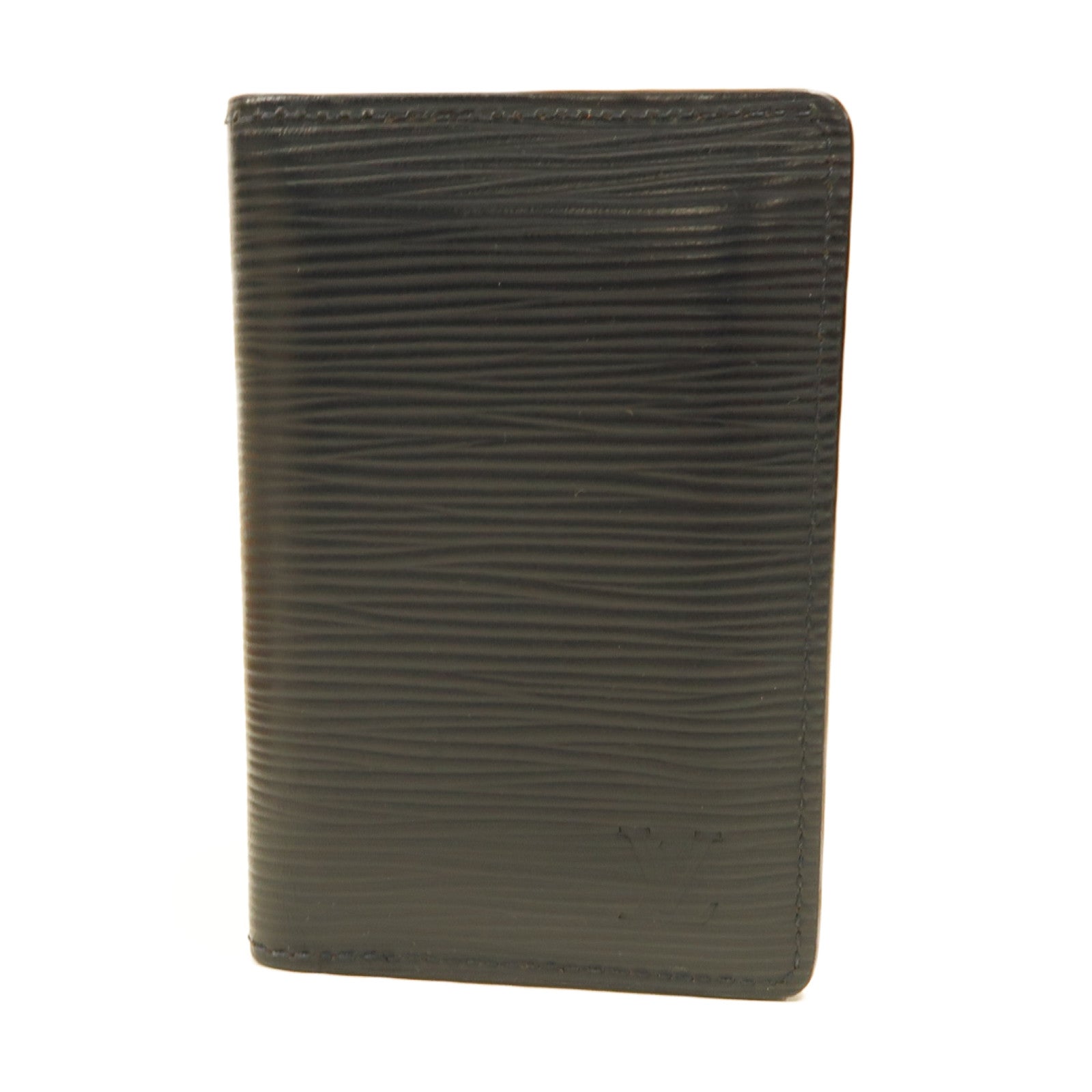 LOUIS VUITTON Epi/Monogram Card Holder卡片套藍色/啡色