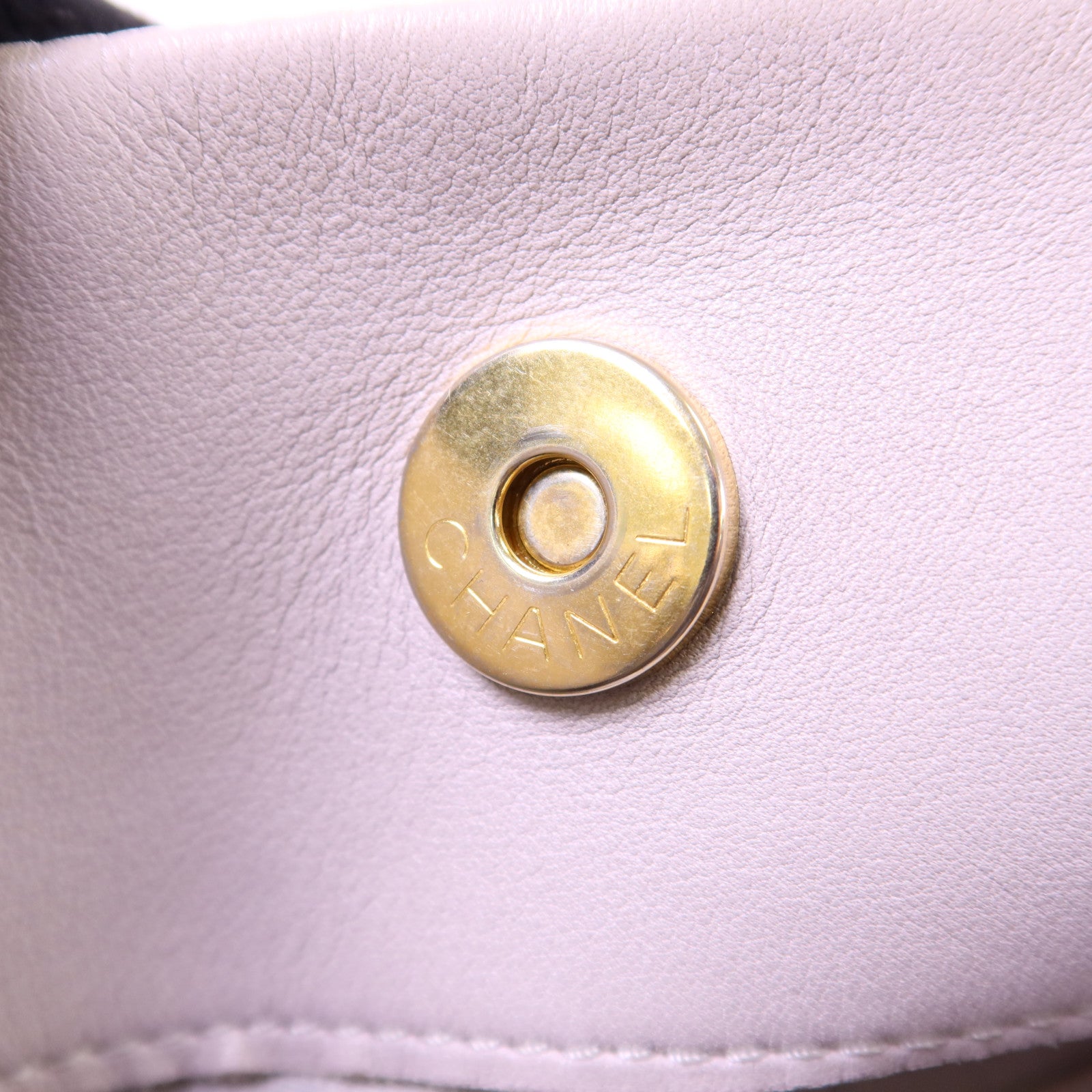 CHANEL 牛皮皮革2 Way Shoulder Bag金扣手挽肩背兩用袋