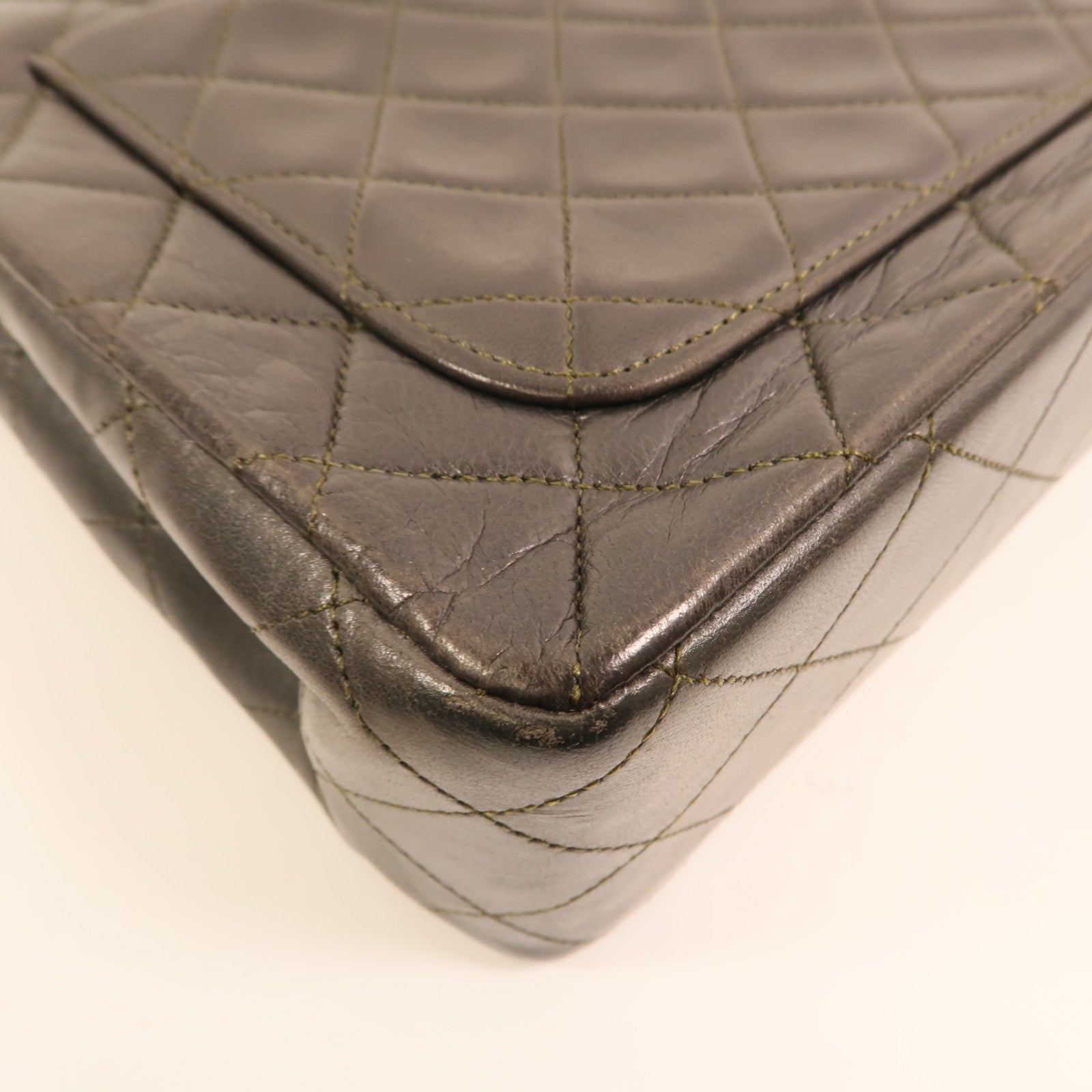 CHANEL 羊皮皮革Vintage Classic Flap Bag金扣鏈帶肩背袋