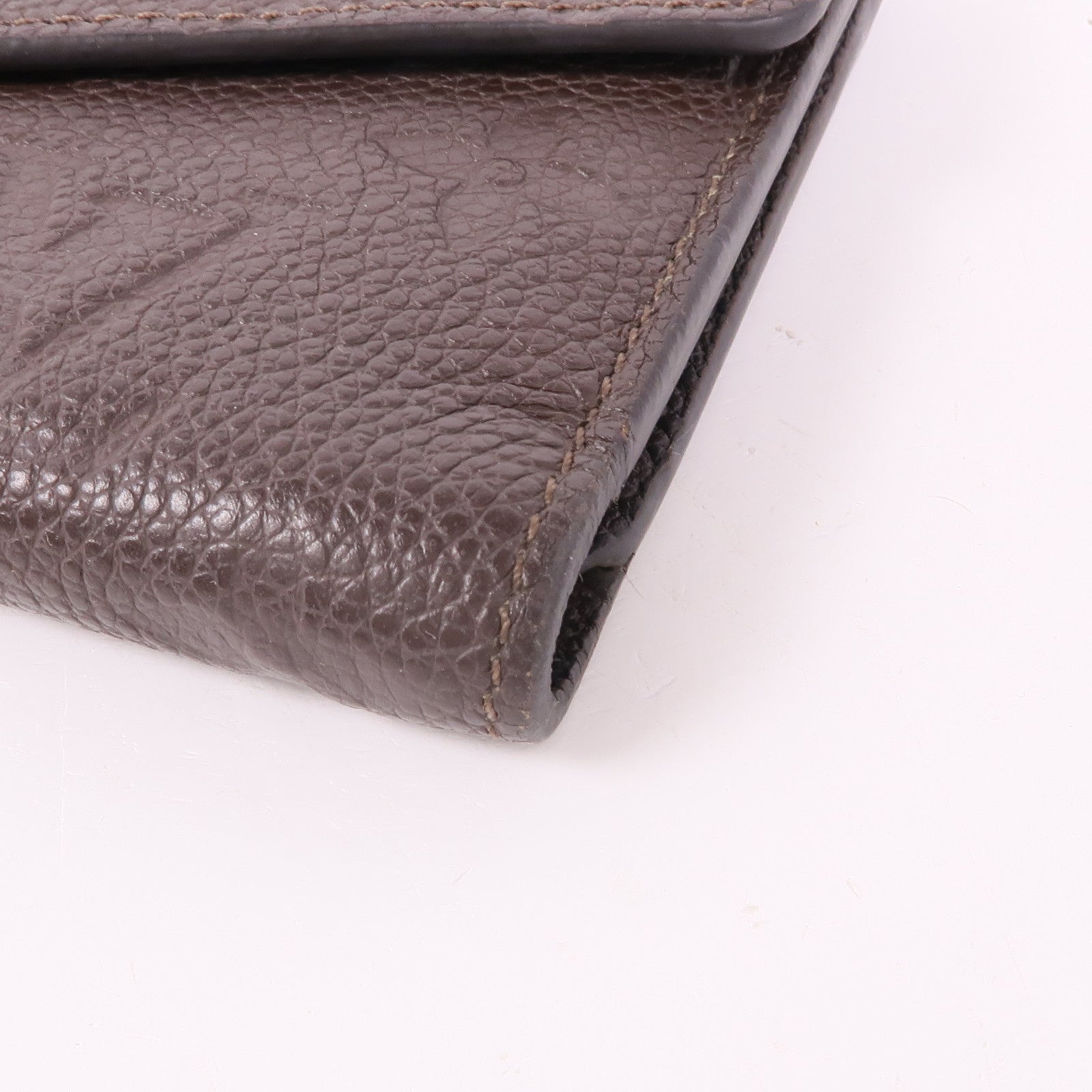 LOUIS VUITTON Monogram Empreinte Trifold Wallet金扣錢包