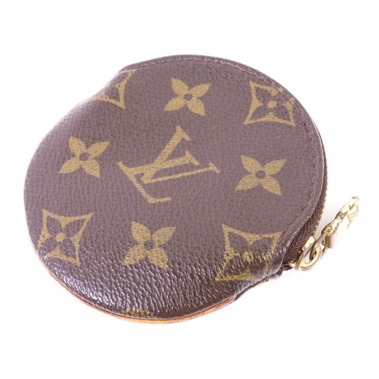 LOUIS VUITTON Monogram Coin Case Purse金扣零錢包