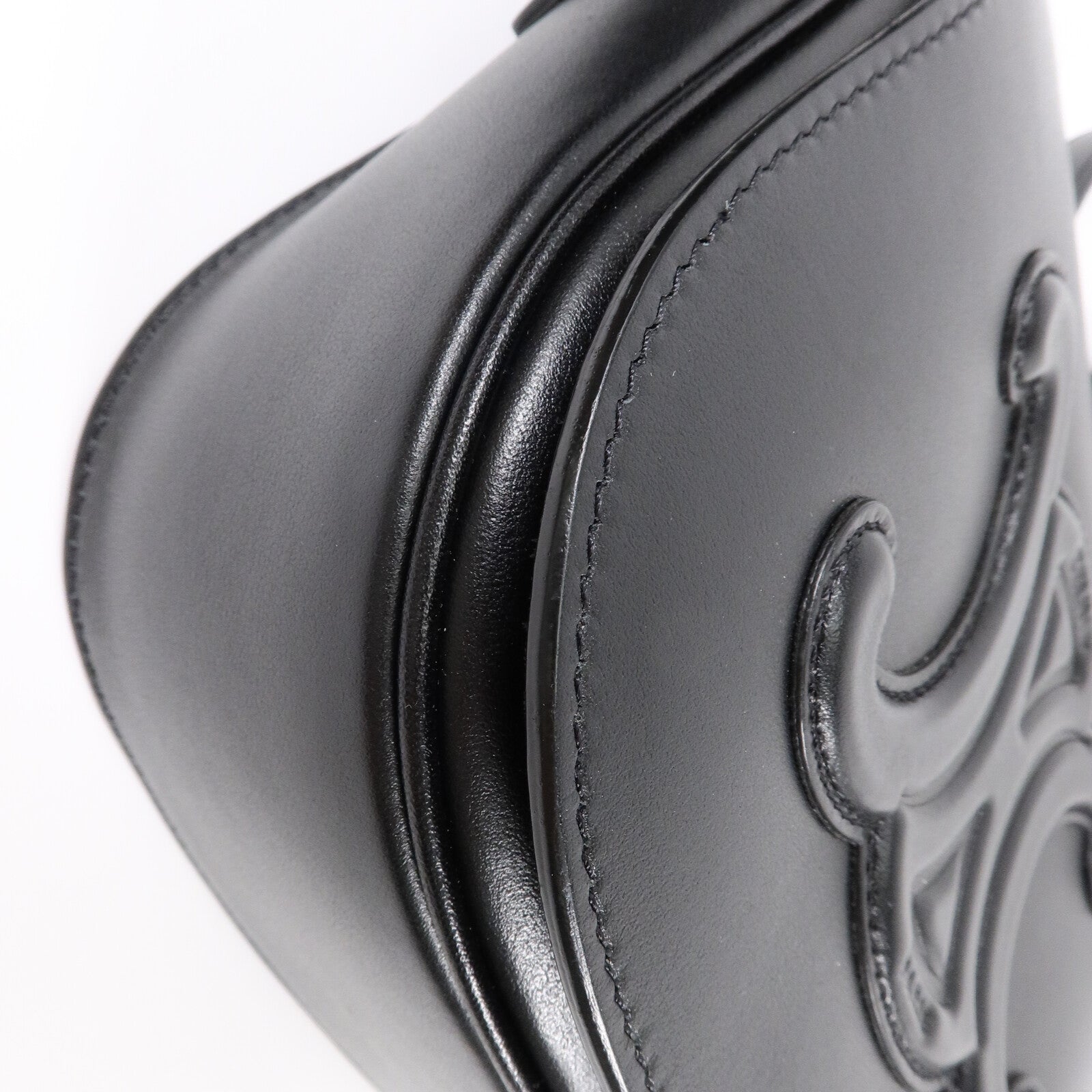 CELINE 牛皮皮革Folco Cuir Triomphe肩背袋