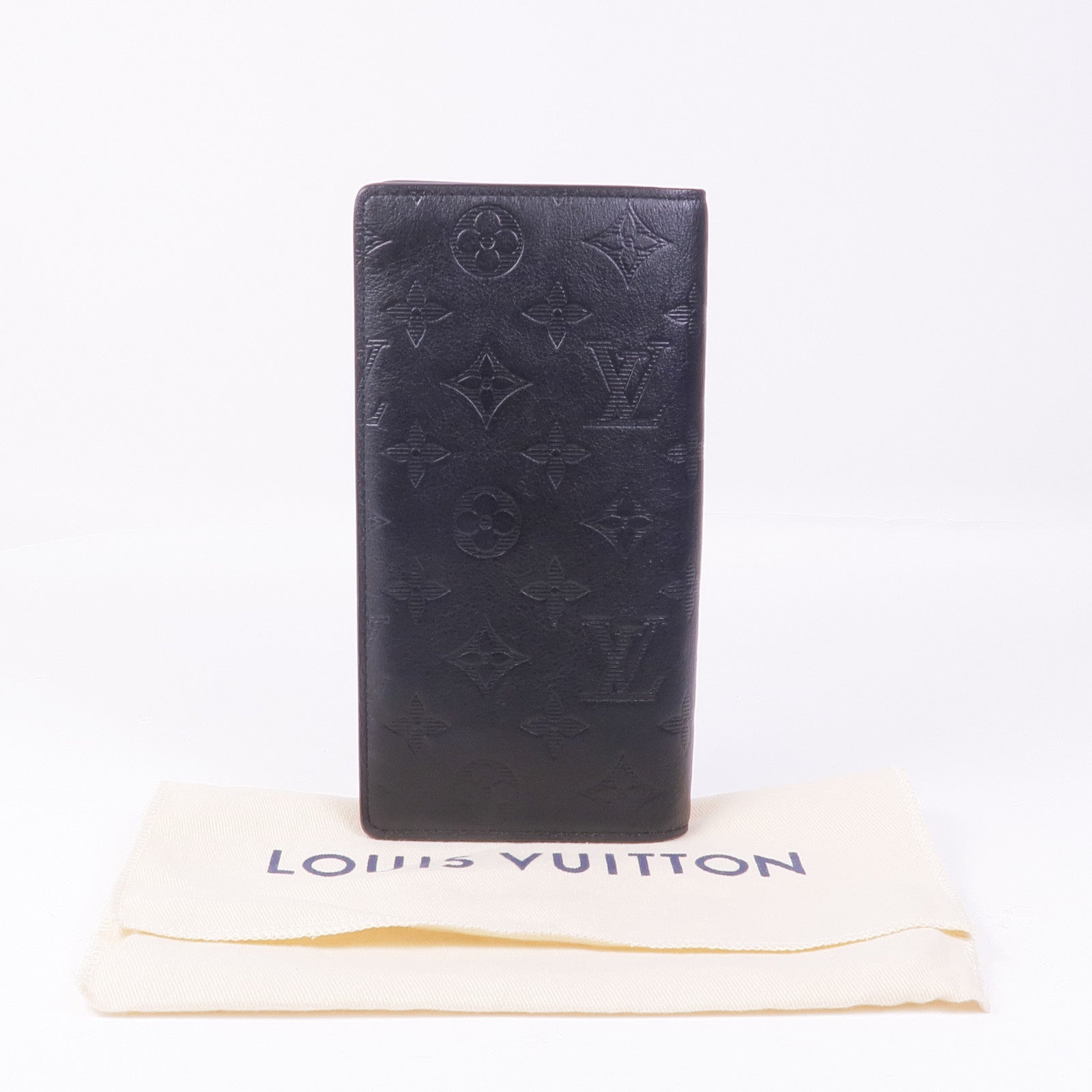 LOUIS VUITTON 【激減優惠】Monogram Shadow Brazza長錢包