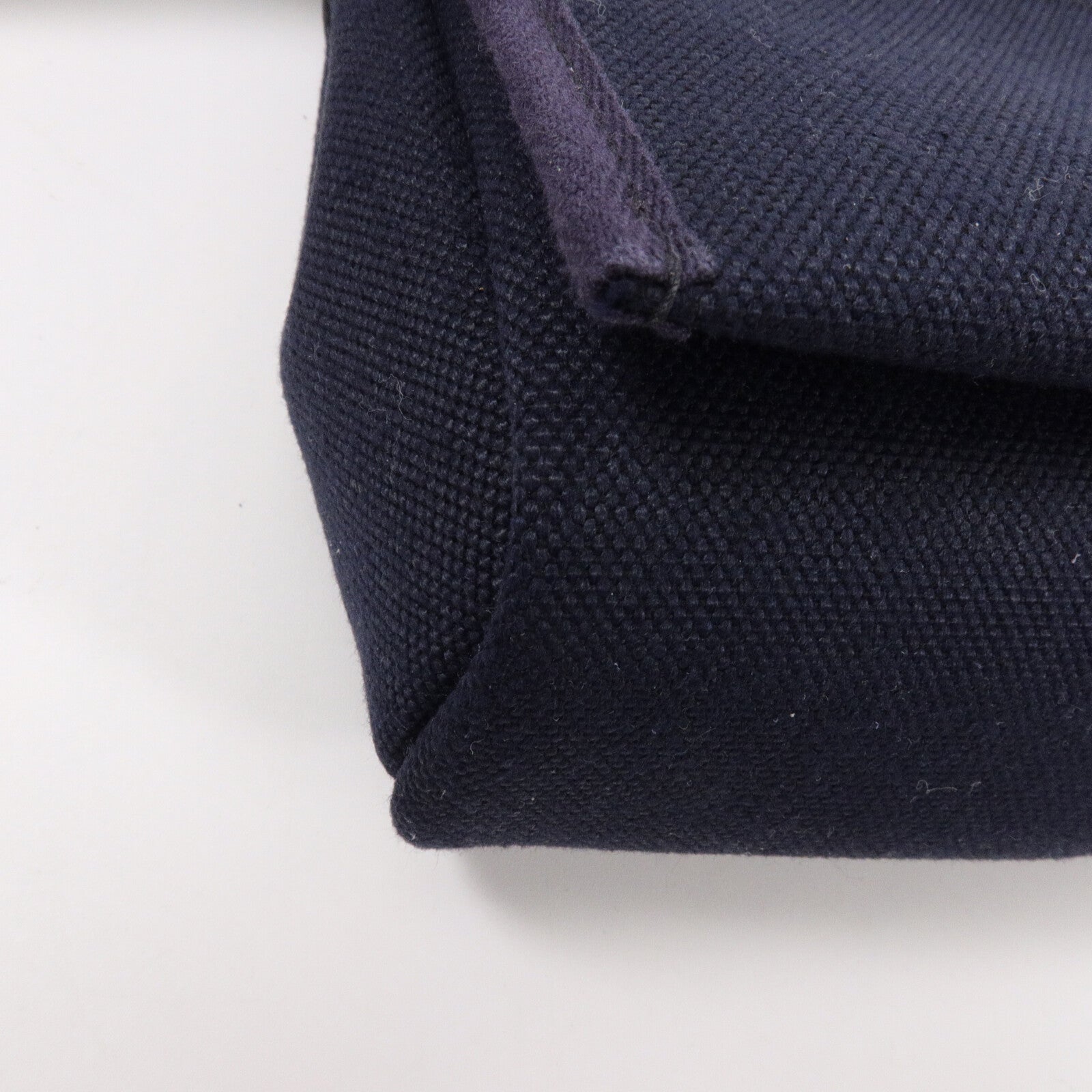 HERMES 帆布Mini Herbag肩背袋Bleu Indigo