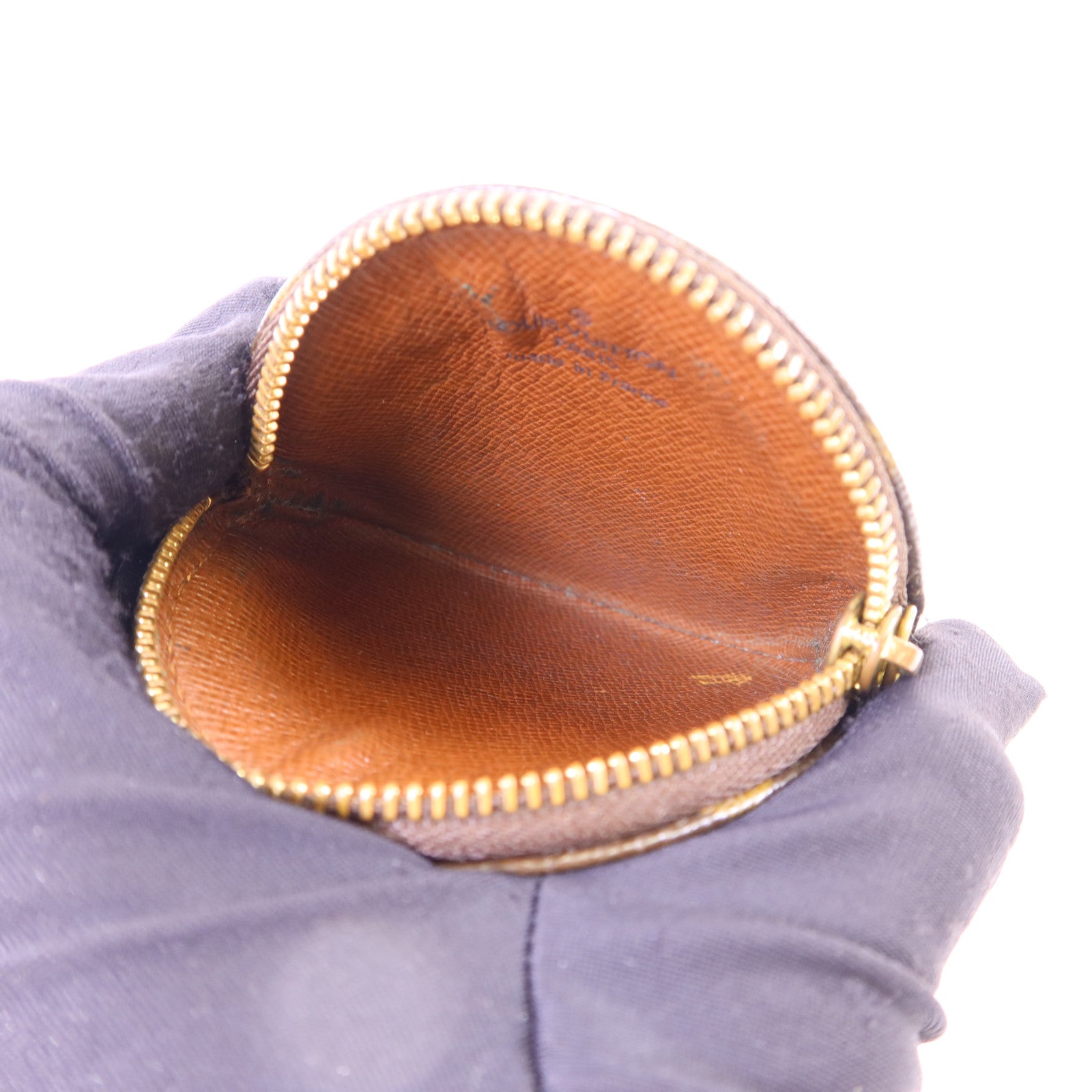 LOUIS VUITTON Monogram Coin Case Purse金扣零錢包