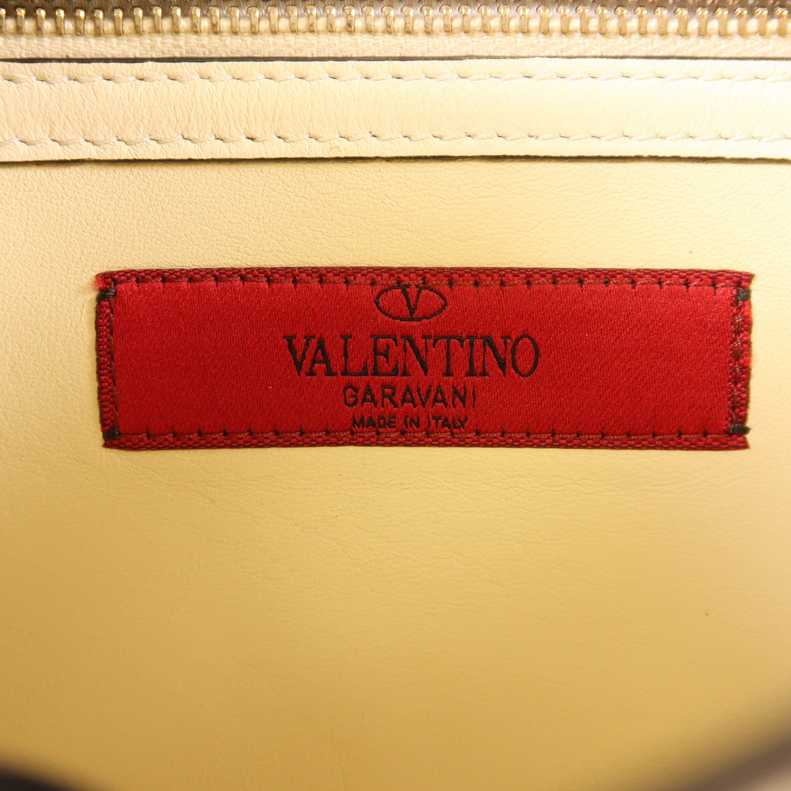 Valentino 【激減優惠】牛皮皮革Shoulder Bag金扣手挽肩背兩用袋
