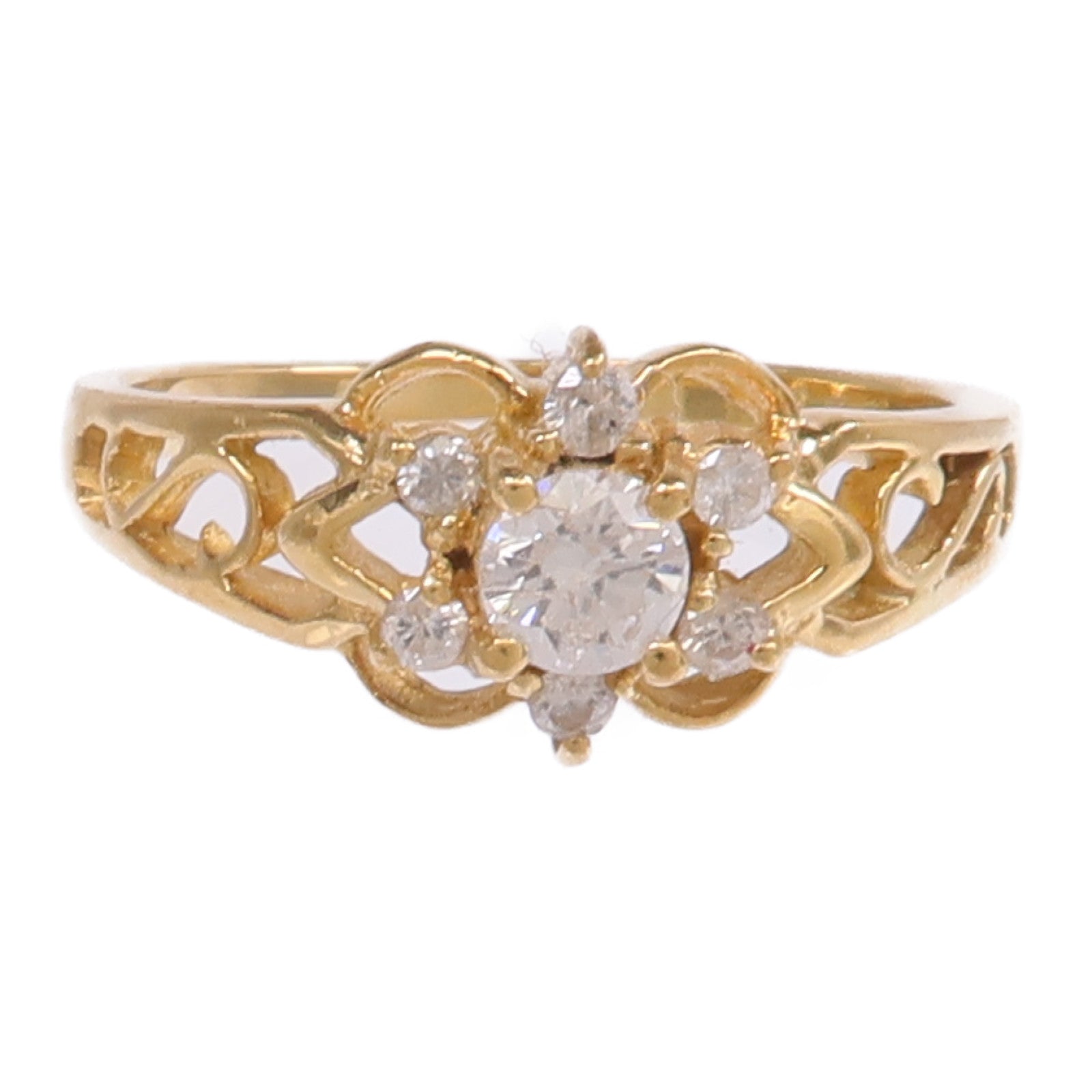 JEWELRY 18K黃金Diamond Ring鑽石戒指US#6
