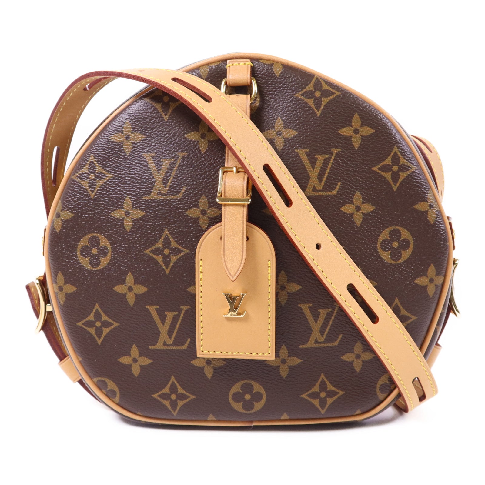 LOUIS VUITTON Monogram Boite Chapeau Souple MM金扣肩背袋