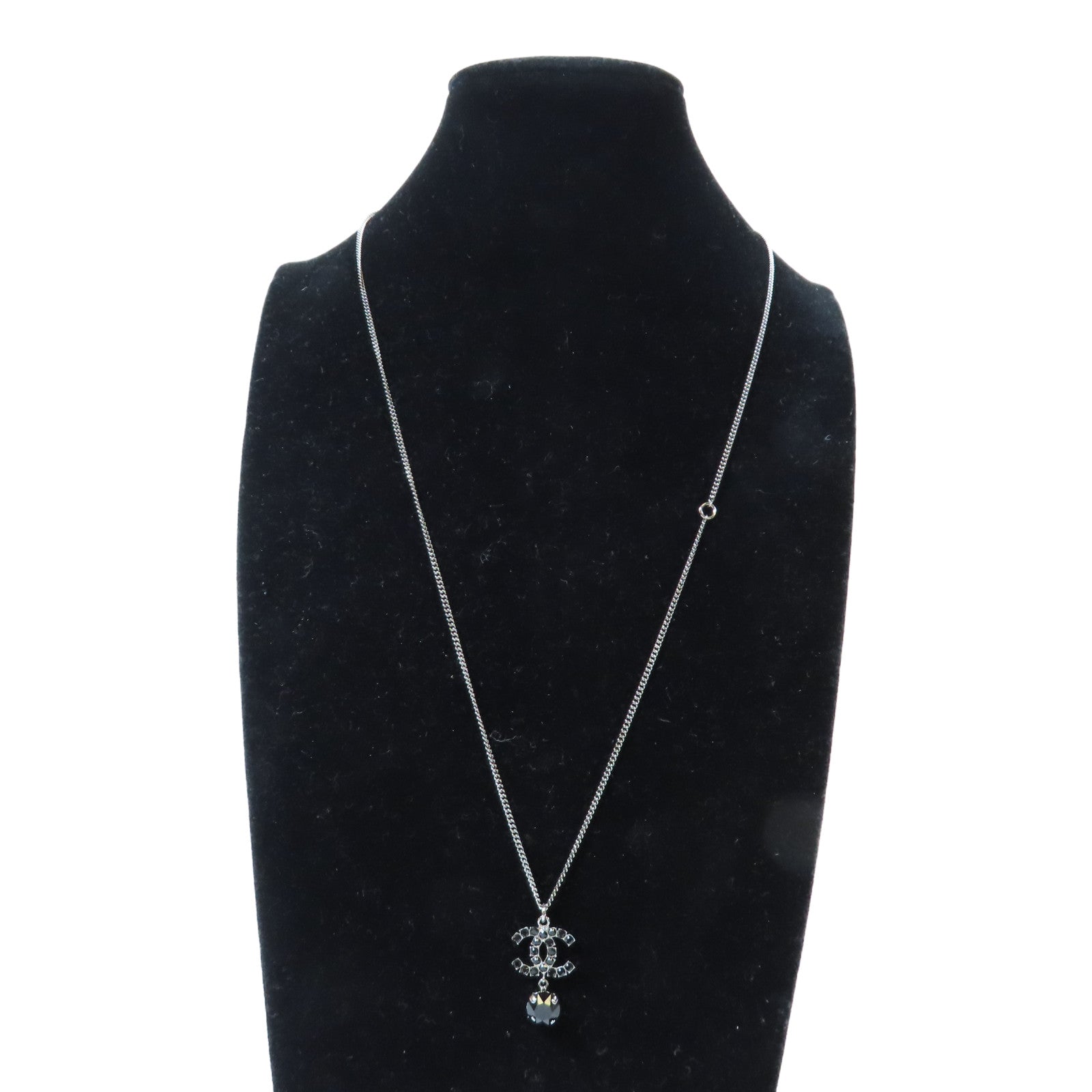 CHANEL PVC/金屬Necklace項鍊黑色