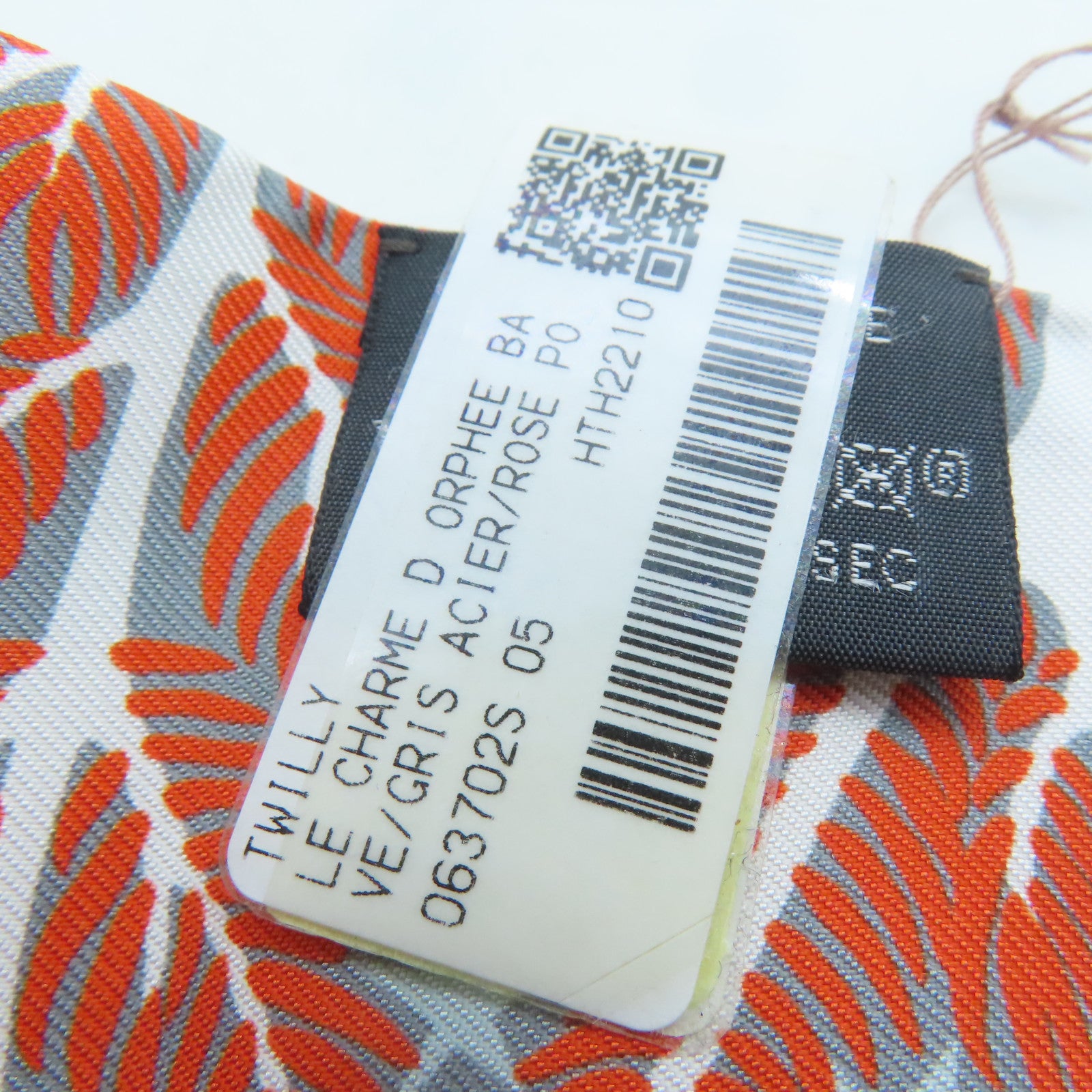HERMES 【激減優惠】絲質Twilly絲巾粉紅色