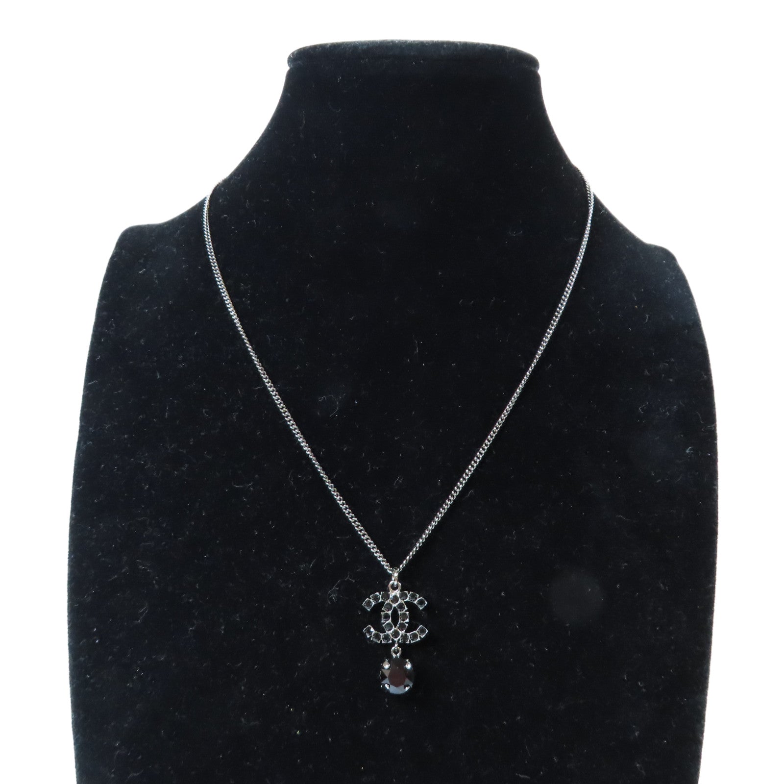 CHANEL PVC/金屬Necklace項鍊黑色