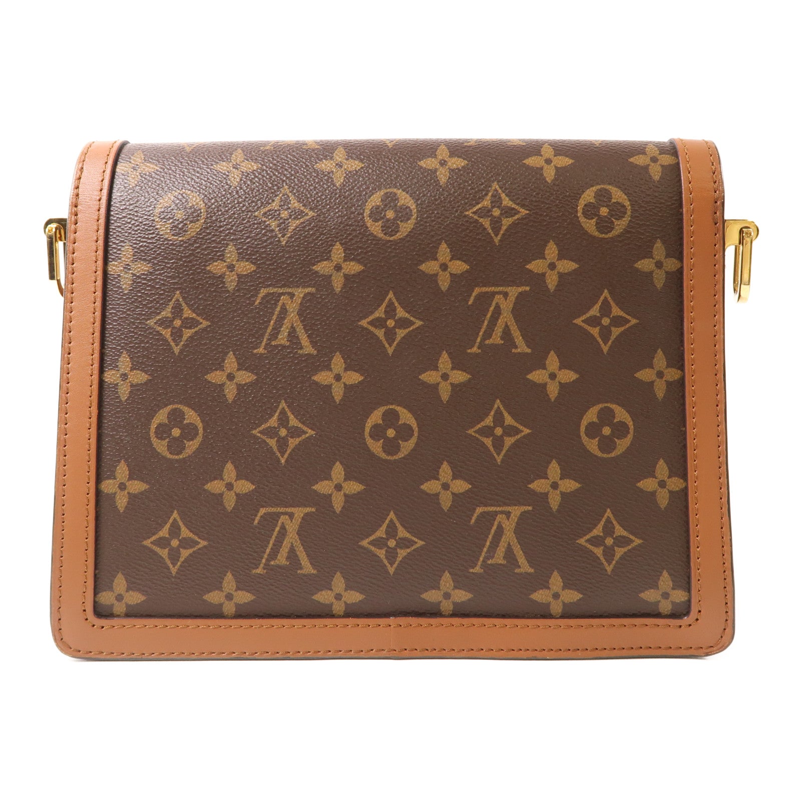 LOUIS VUITTON LV GHW Dauphine MM 2 Way Shoulder Bag M44391 Monogram Reverse