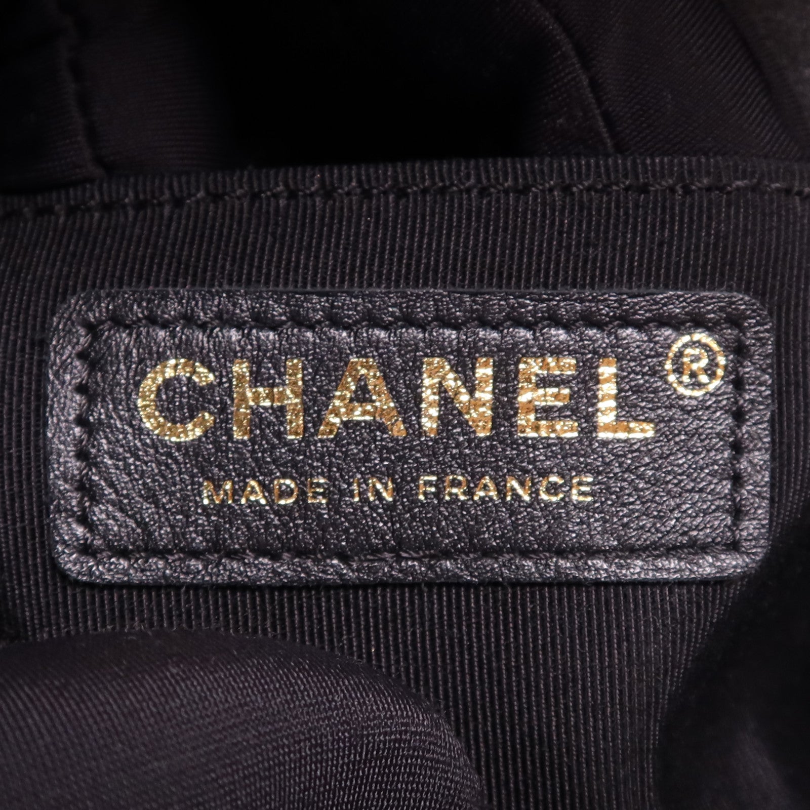 CHANEL 牛皮皮革Boy 20金扣鏈帶肩背袋