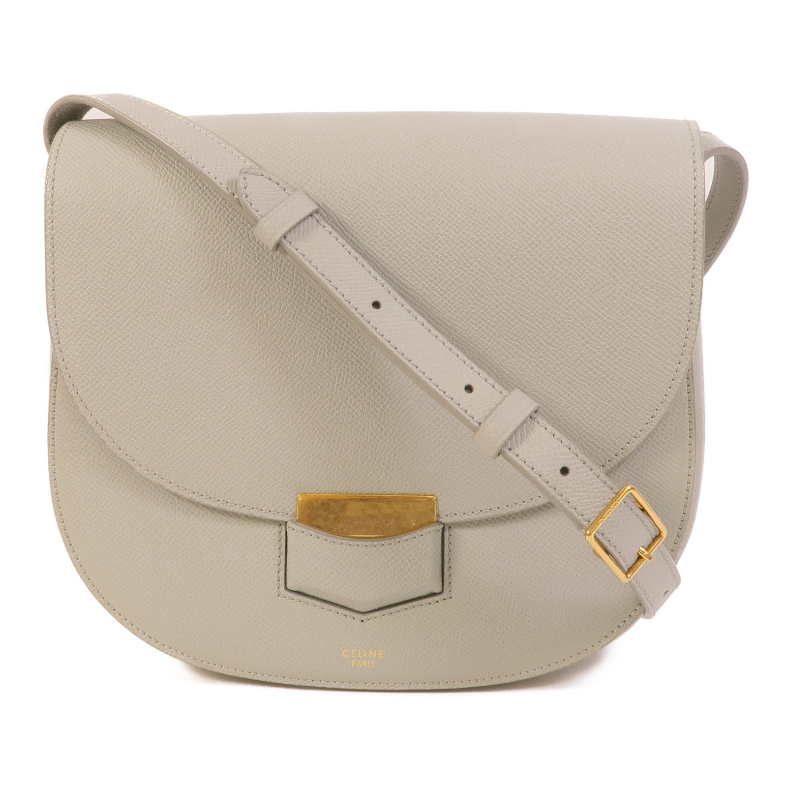 CELINE 牛皮皮革Trotteur肩背袋