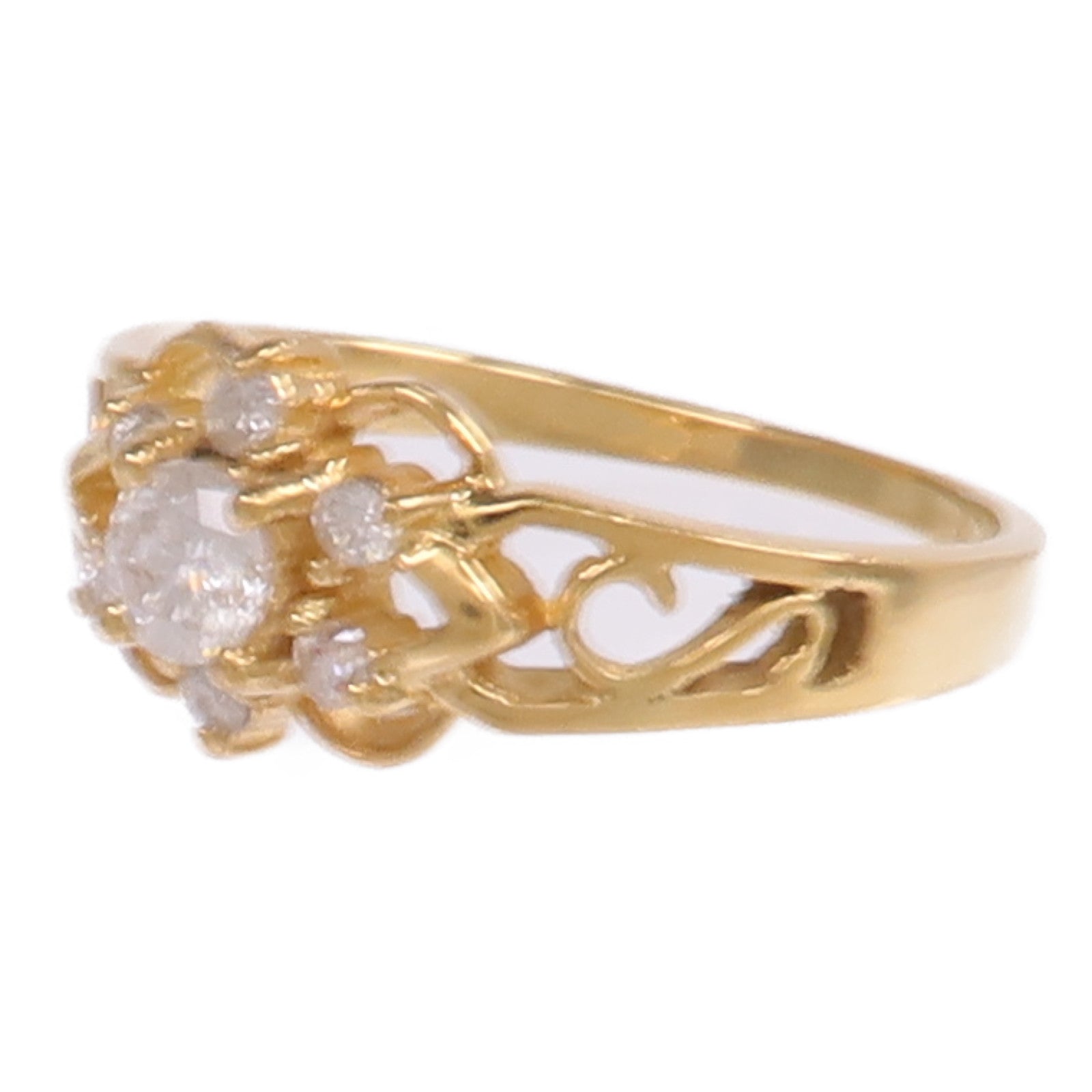 JEWELRY 18K黃金Diamond Ring鑽石戒指US#6