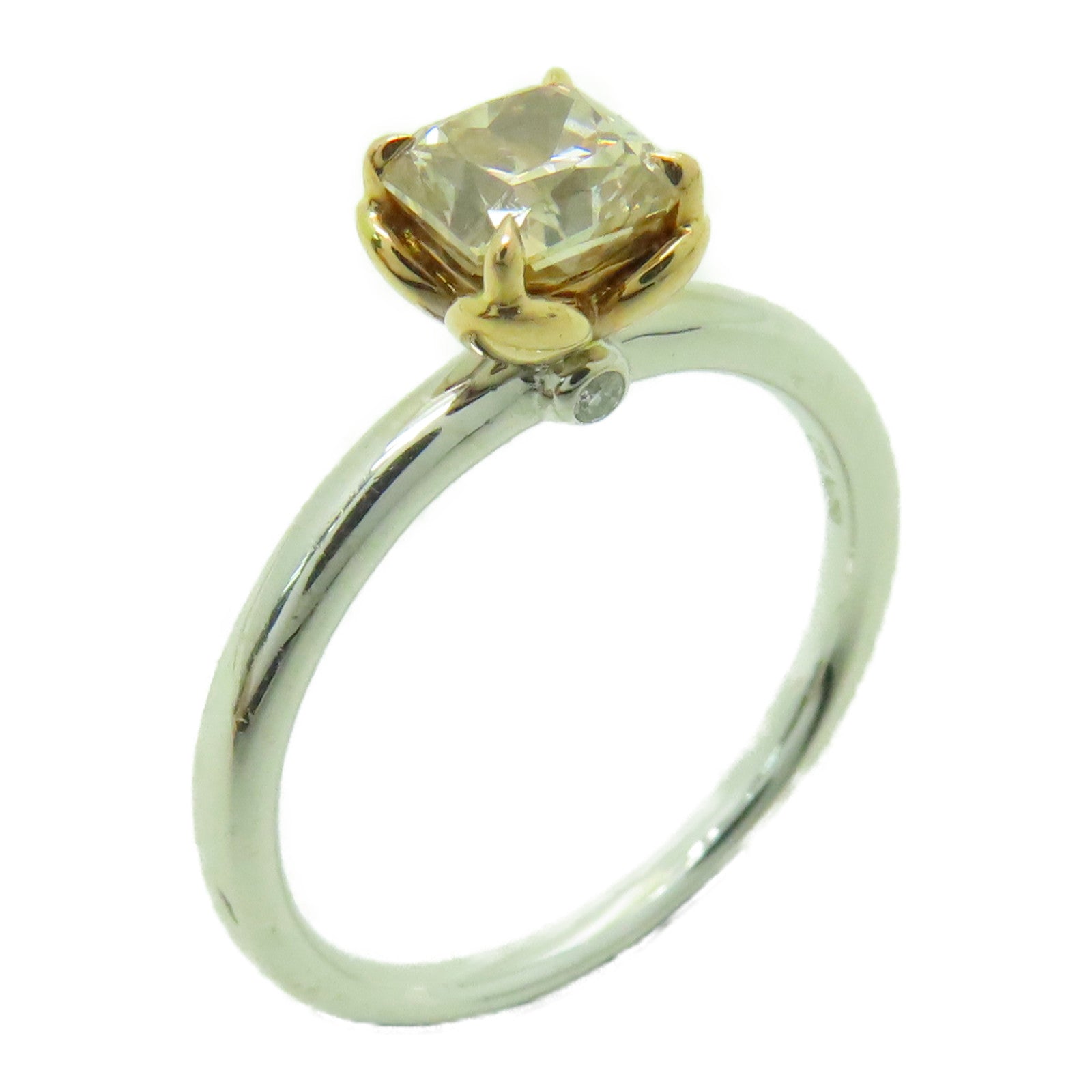 JEWELRY **【激減優惠】18K白金/玫瑰金Diamond Ring1.06ct/0.26ct鑽石戒指US#7.5
