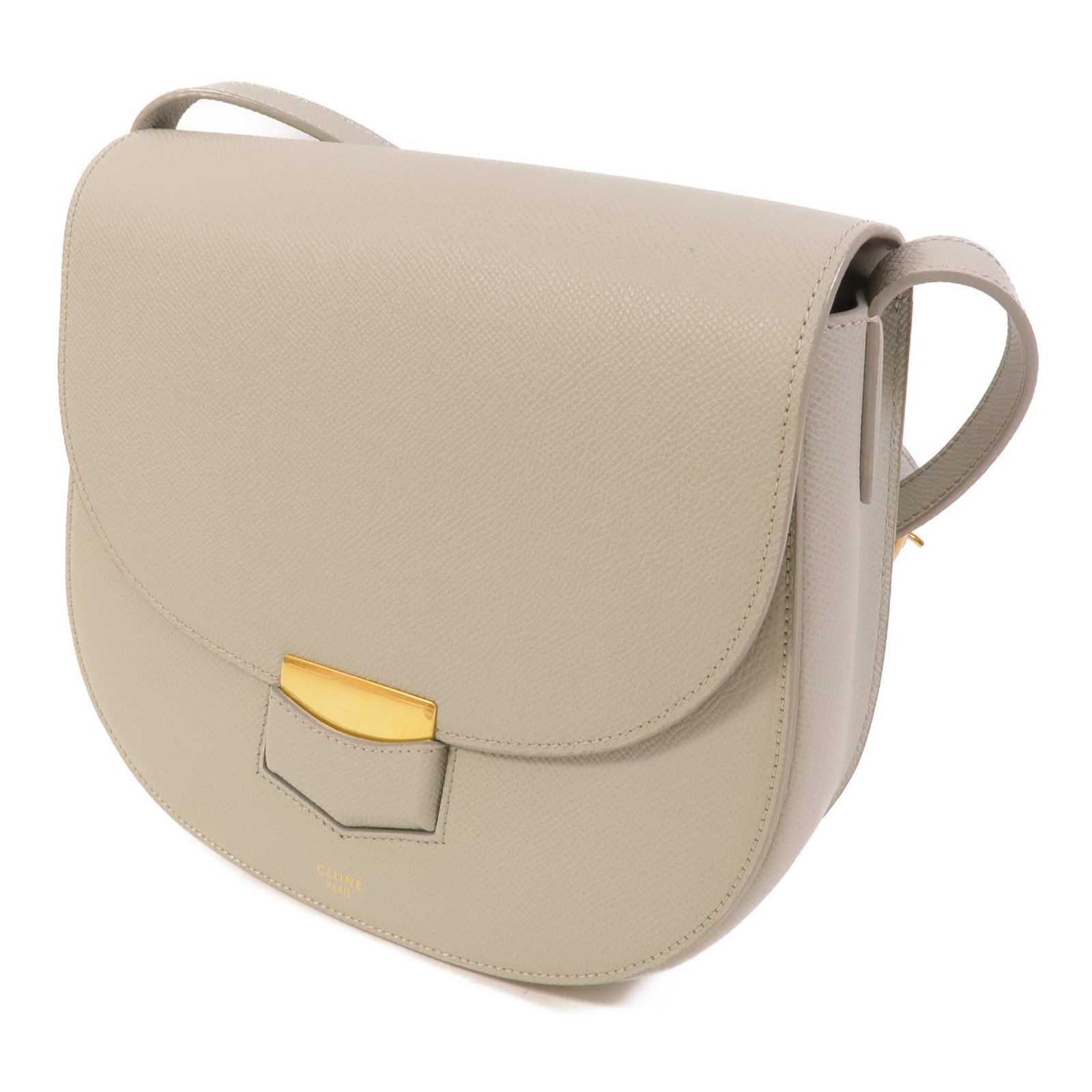 CELINE 牛皮皮革Trotteur肩背袋