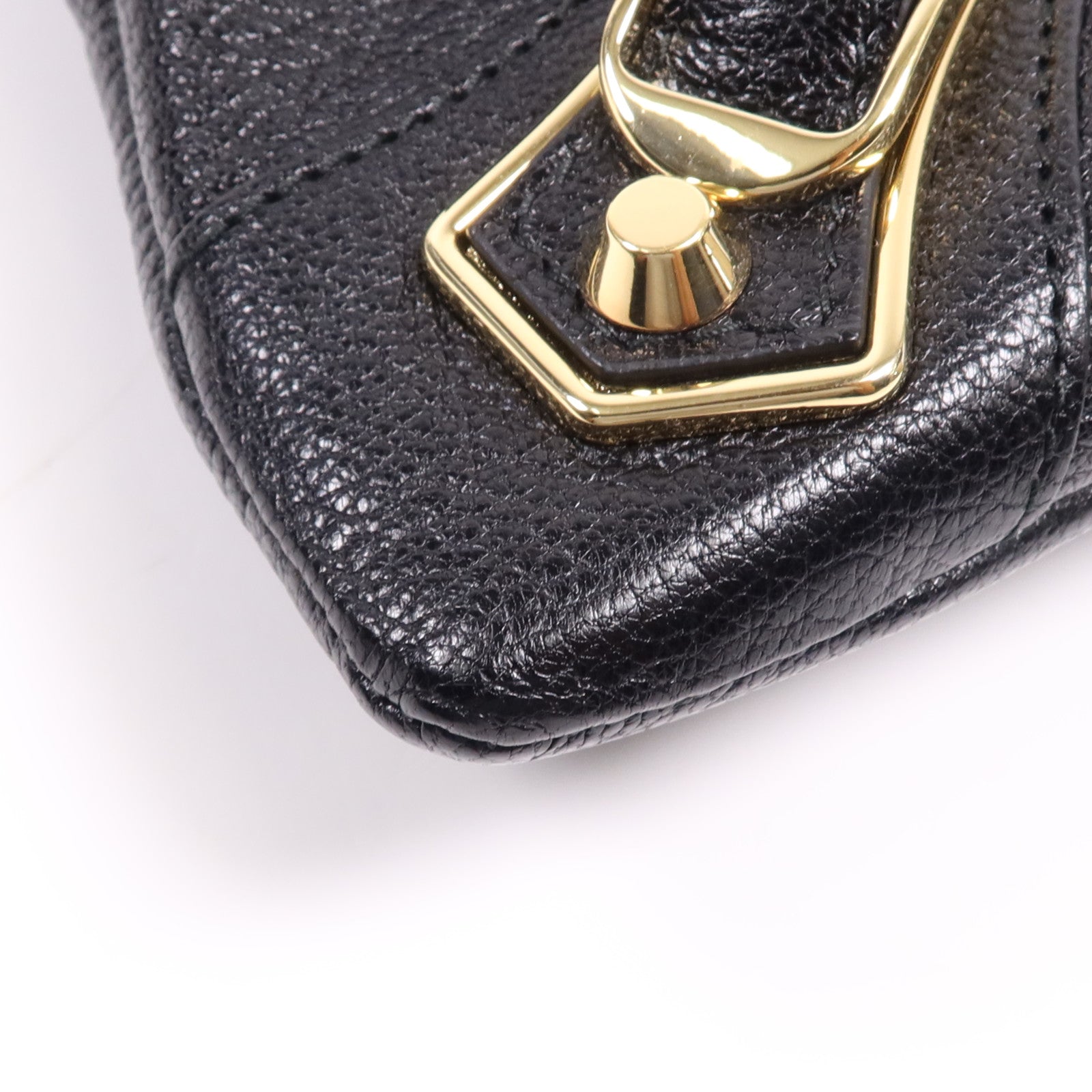 BALENCIAGA 牛皮皮革Edge Envelo金扣肩背袋