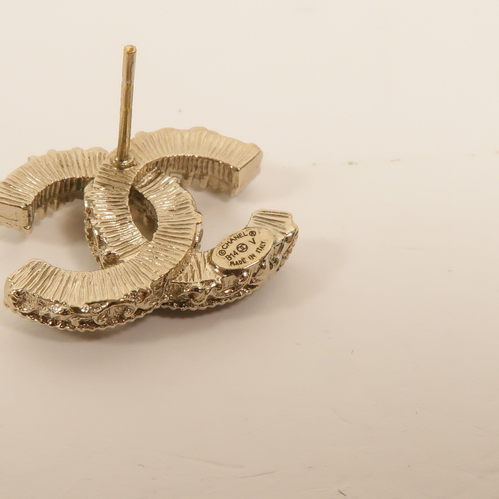 CHANEL 金屬/琺瑯Chanel CC Logo Earrings耳環