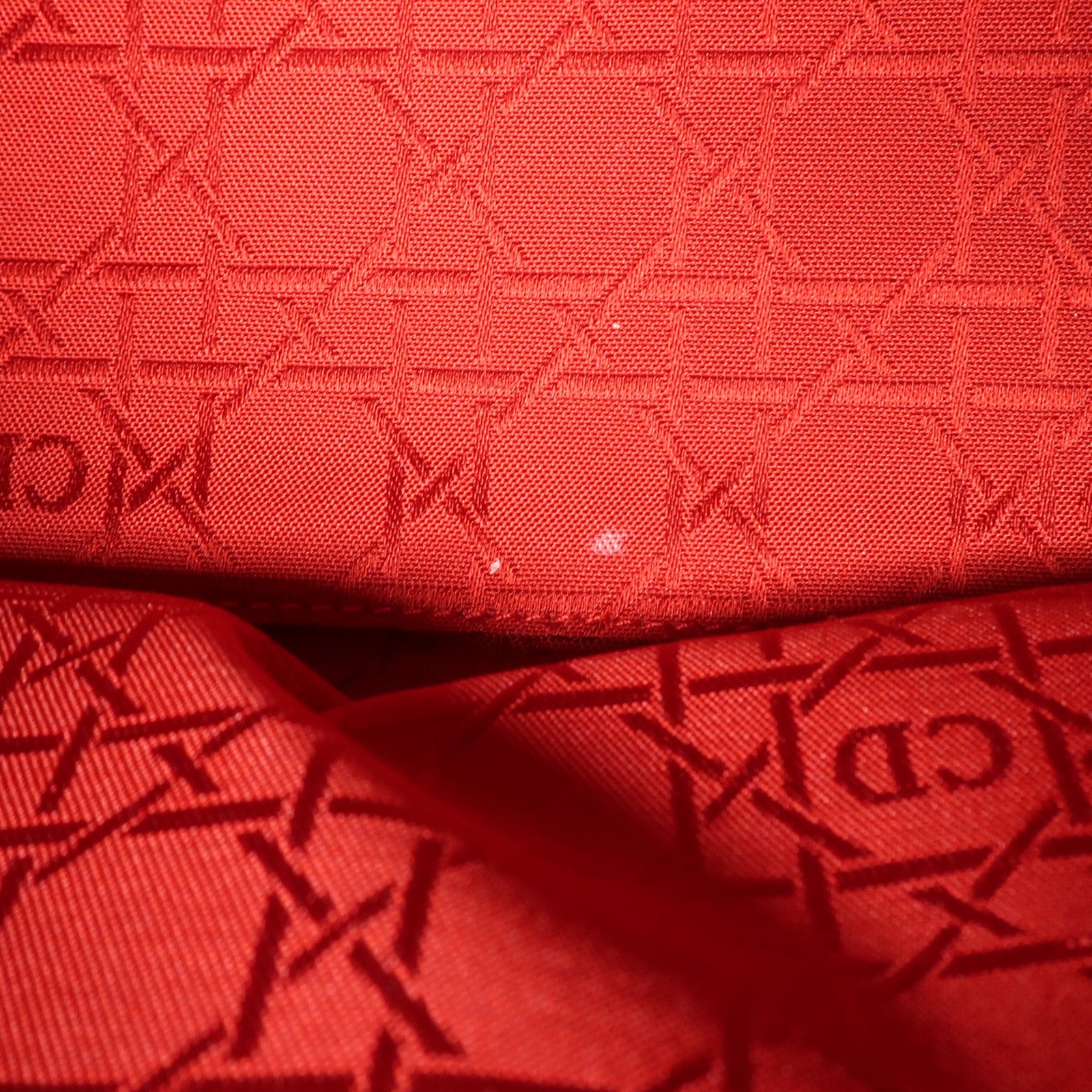 Dior 尼龍Vintage Lady Dior銀扣手挽袋