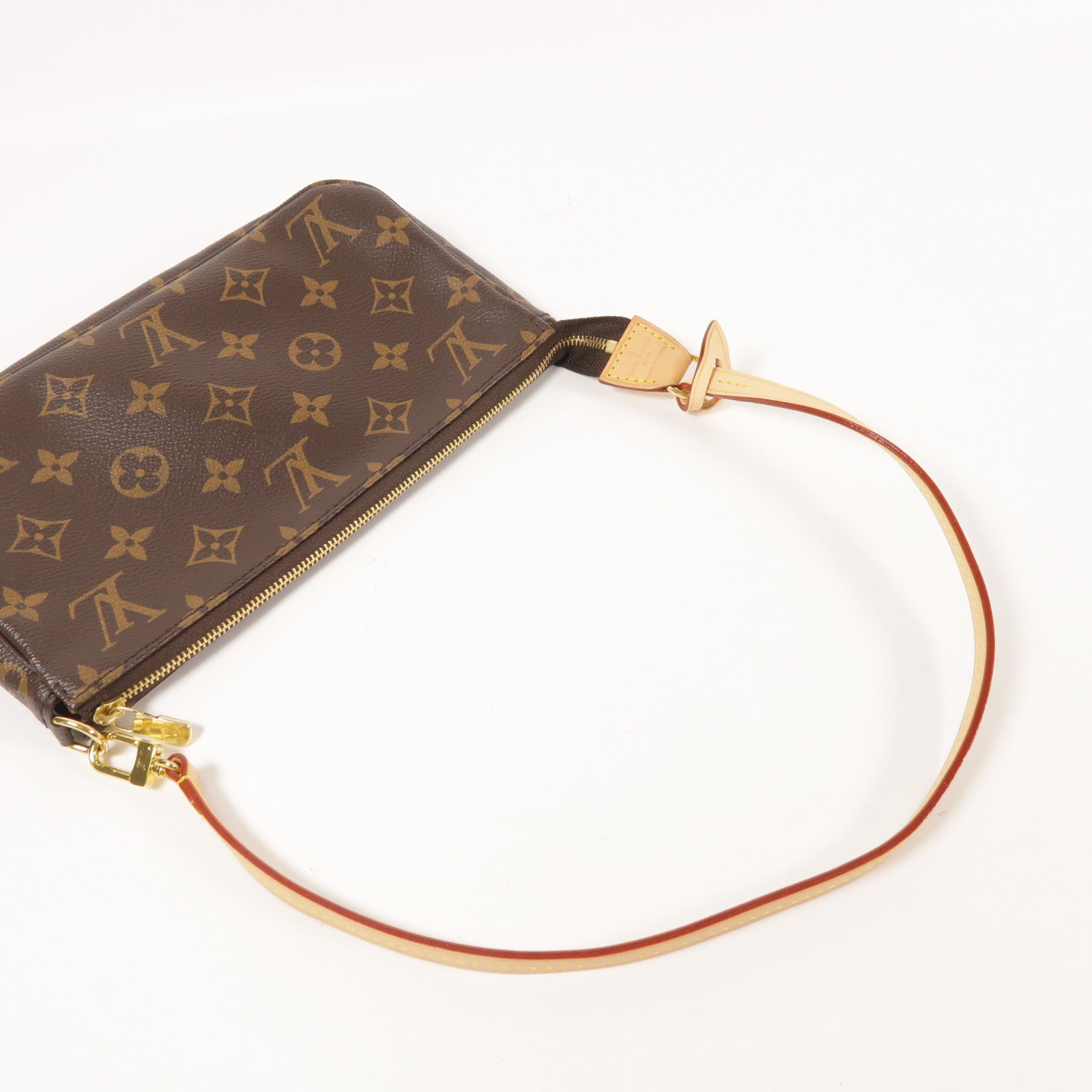 LOUIS VUITTON Monogram Pochette Accessoires金扣手拿包