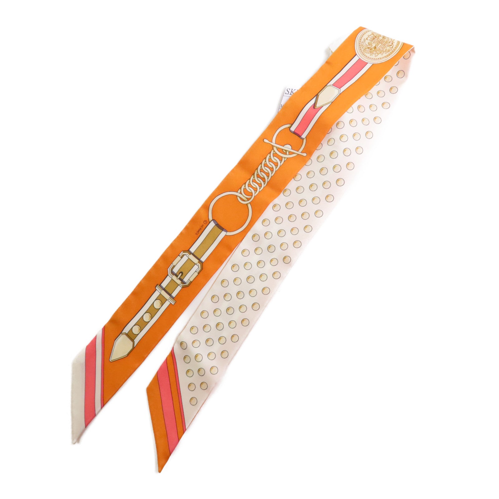 HERMES 絲質Twilly絲巾