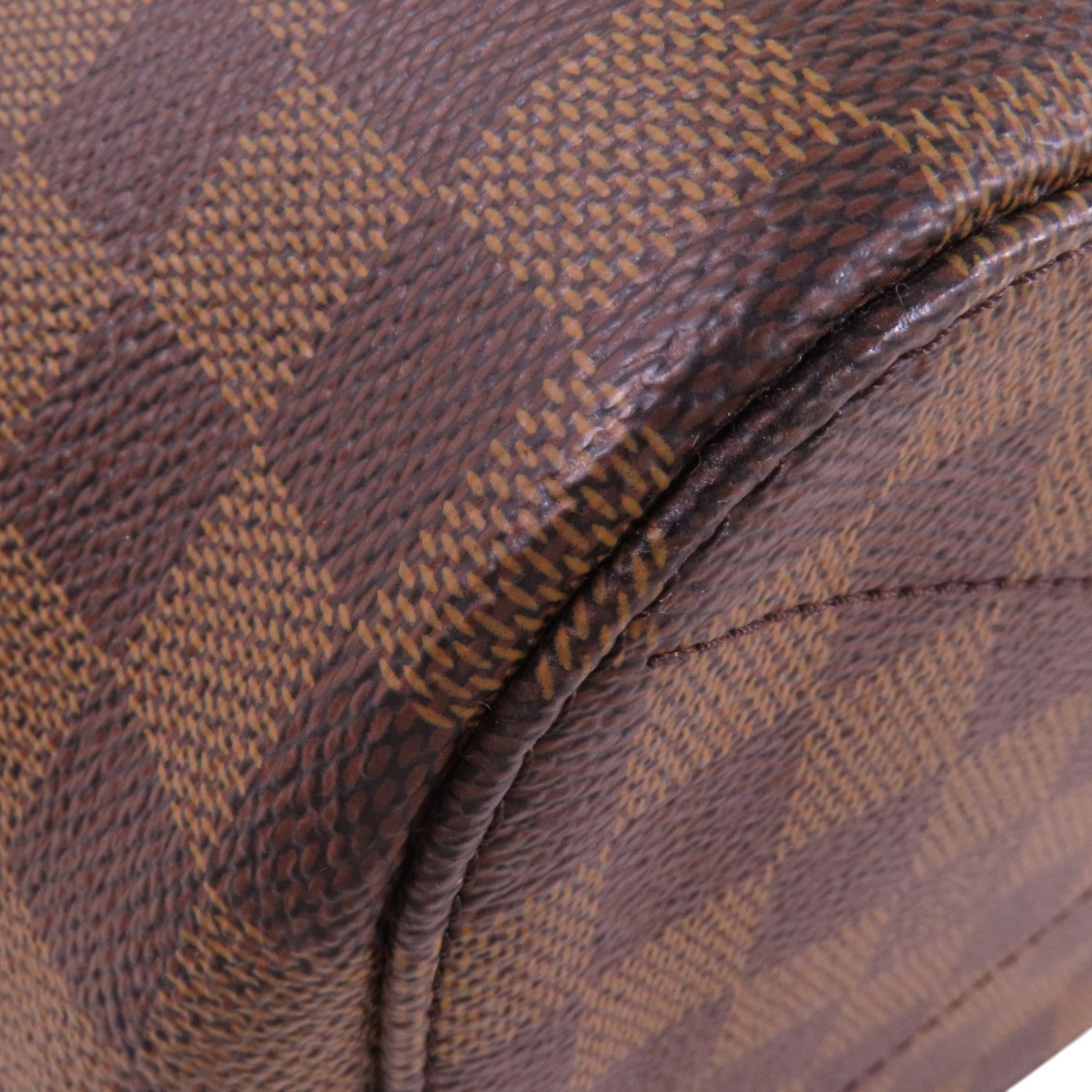 LOUIS VUITTON Damier Ebene Siena MM金扣手挽肩背兩用袋
