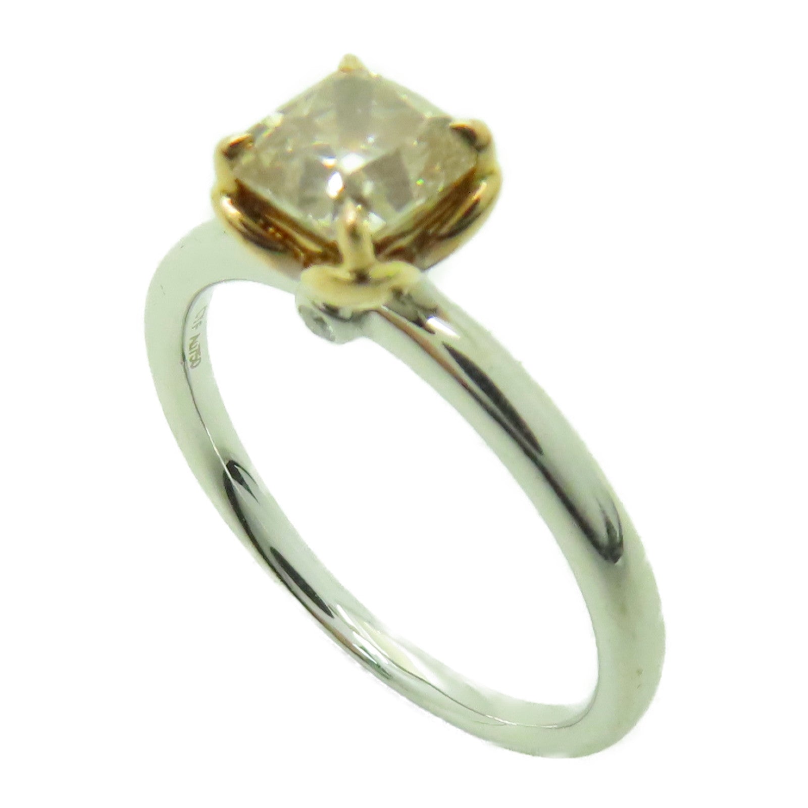 JEWELRY **【激減優惠】18K白金/玫瑰金Diamond Ring1.06ct/0.26ct鑽石戒指US#7.5