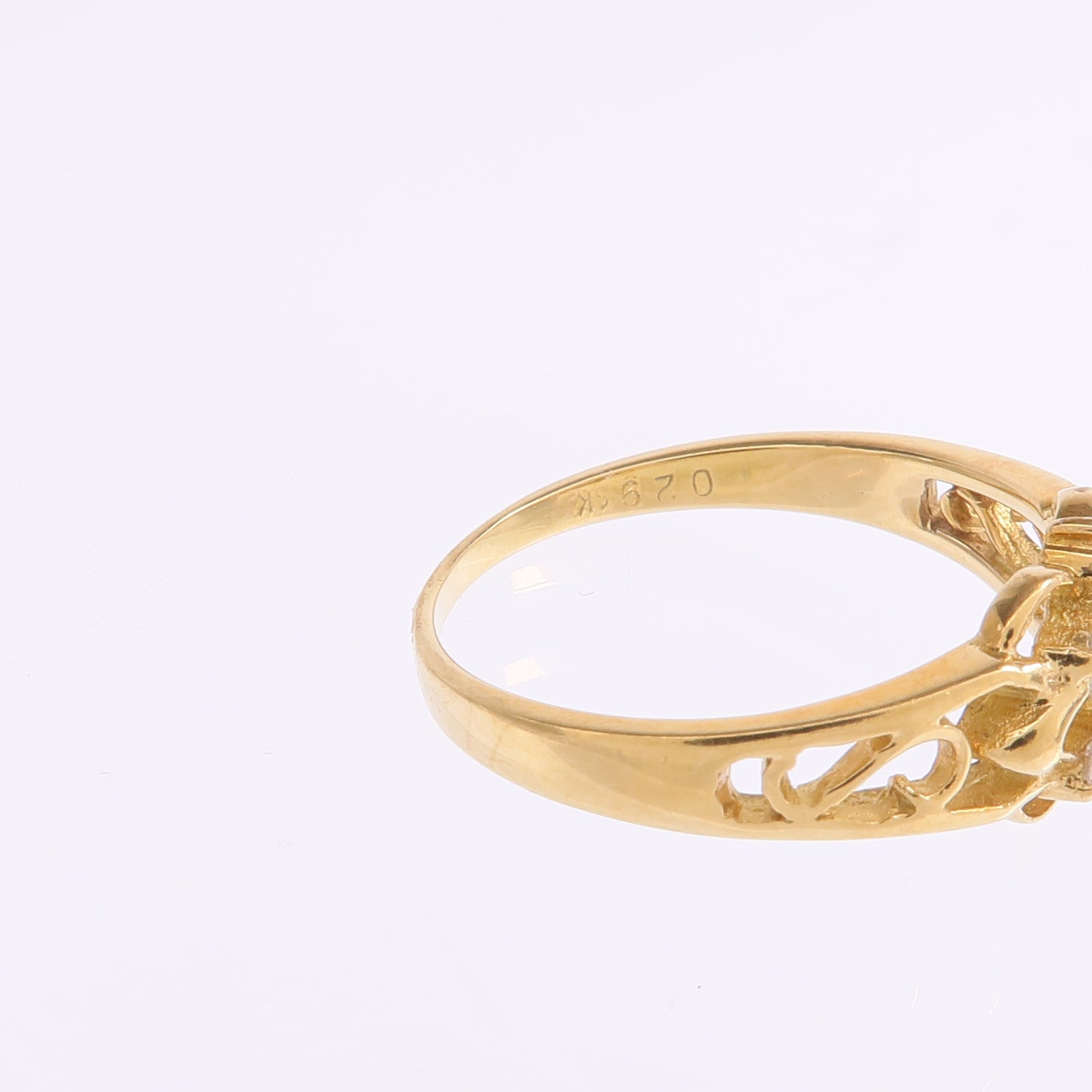 JEWELRY 18K黃金Diamond Ring鑽石戒指US#6