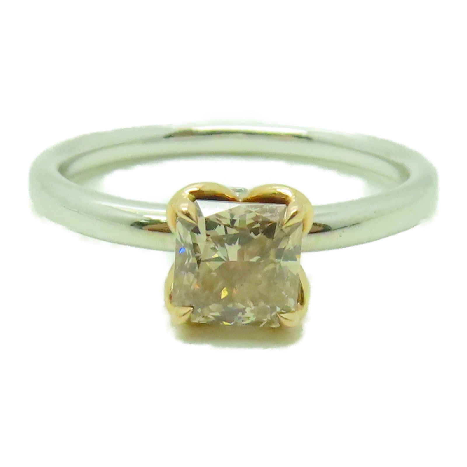 JEWELRY **【激減優惠】18K白金/玫瑰金Diamond Ring1.06ct/0.26ct鑽石戒指US#7.5