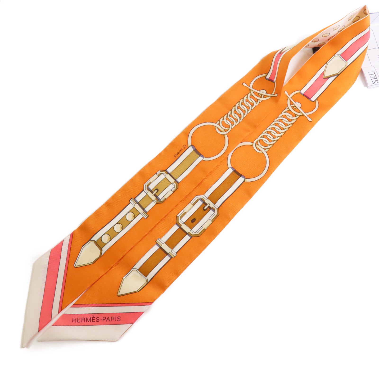 HERMES 絲質Twilly絲巾