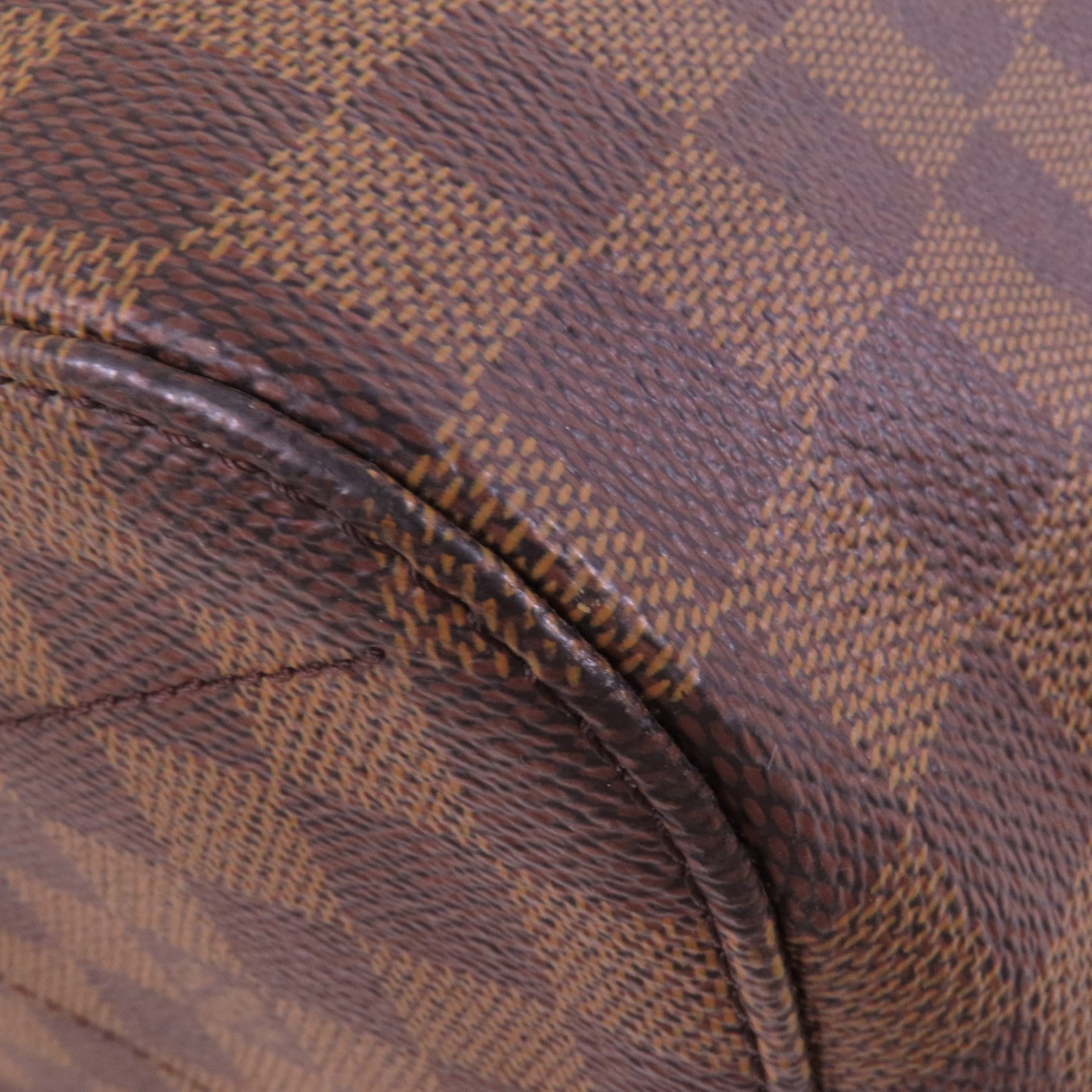 LOUIS VUITTON Damier Ebene Siena MM金扣手挽肩背兩用袋