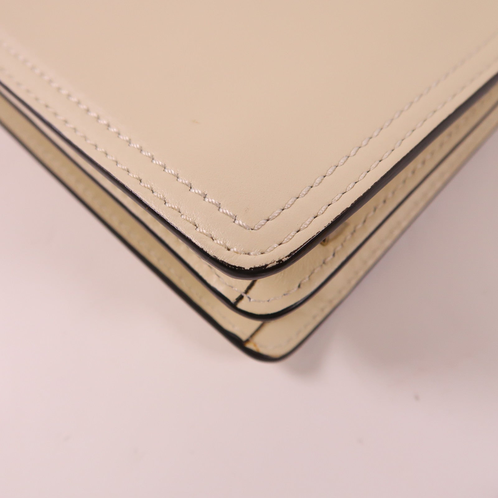 Valentino 牛皮皮革Shoulder Bag金扣手挽肩背兩用袋