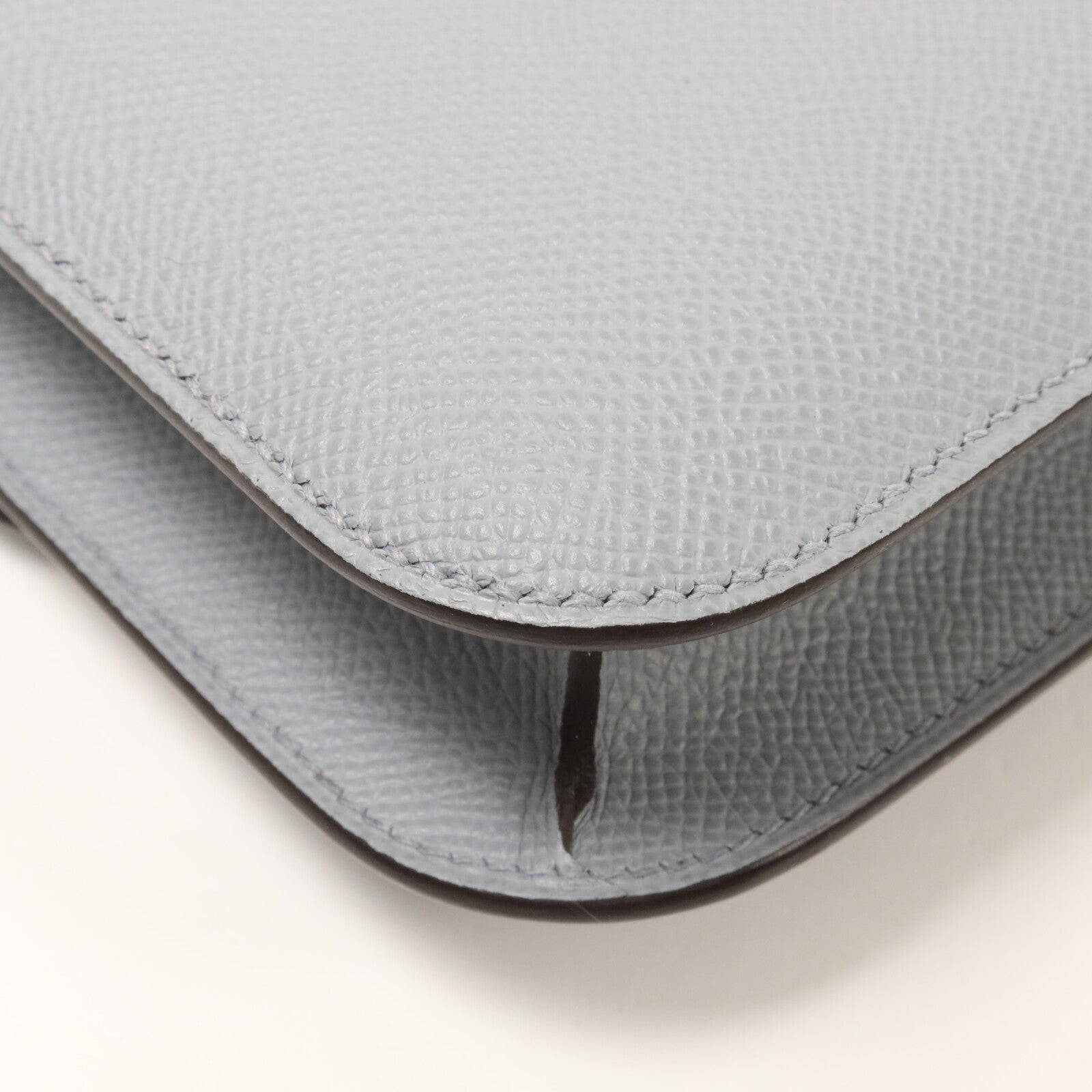 HERMES Epsom皮革Constance Elan肩背袋Gris Pantin