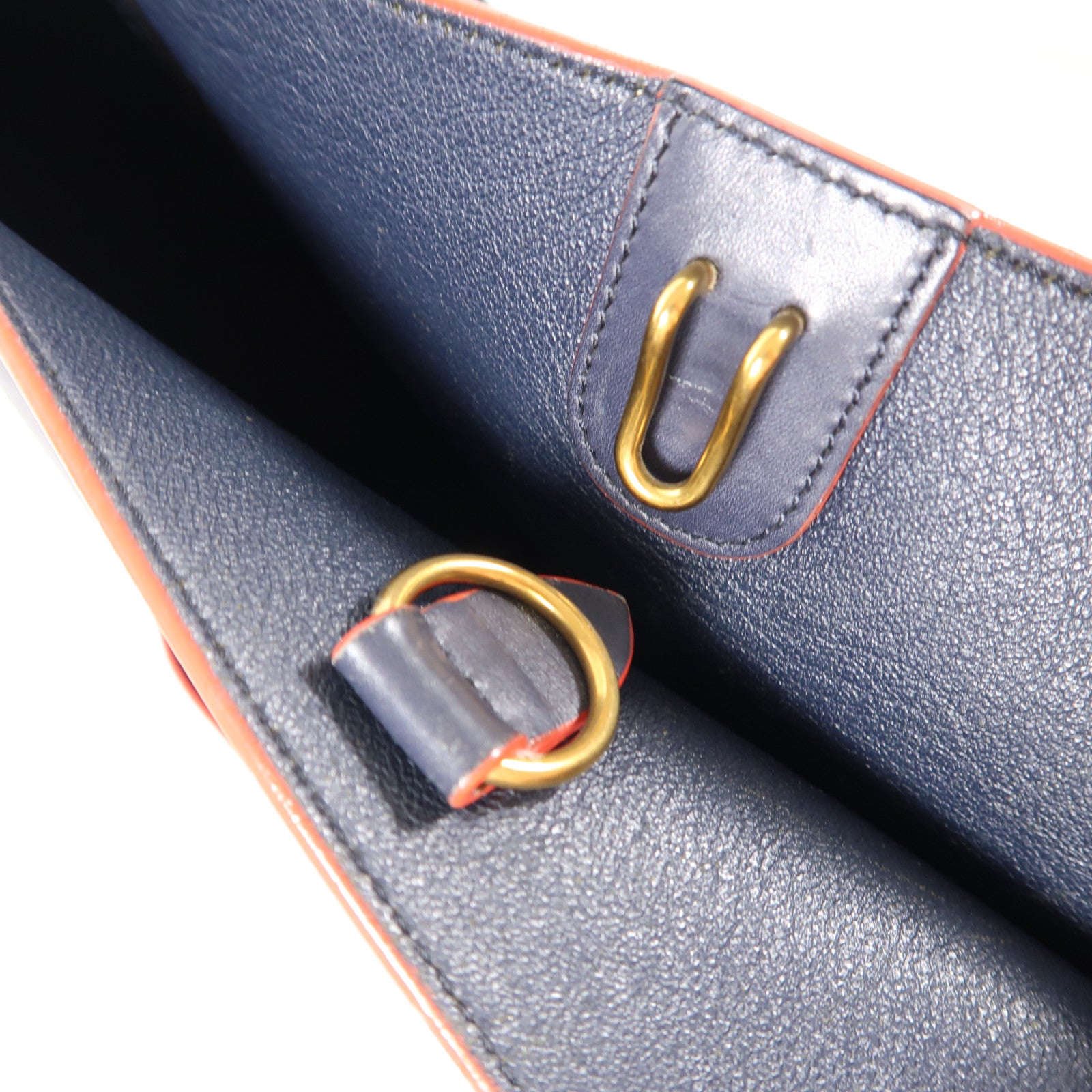 CELINE 牛皮皮革Shoulder Bag金扣肩背袋
