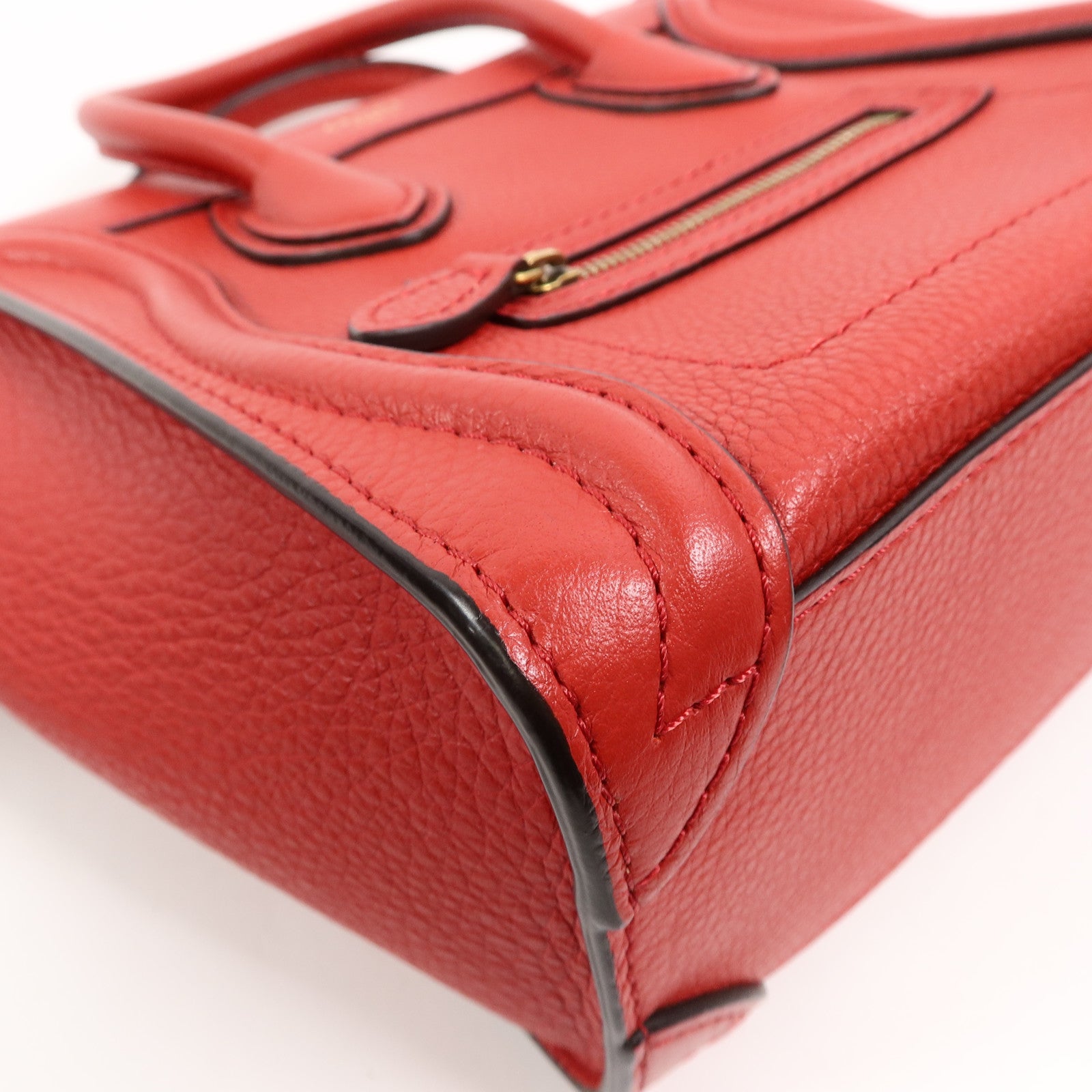 CELINE 牛皮皮革Nano Luggage手挽肩背兩用袋