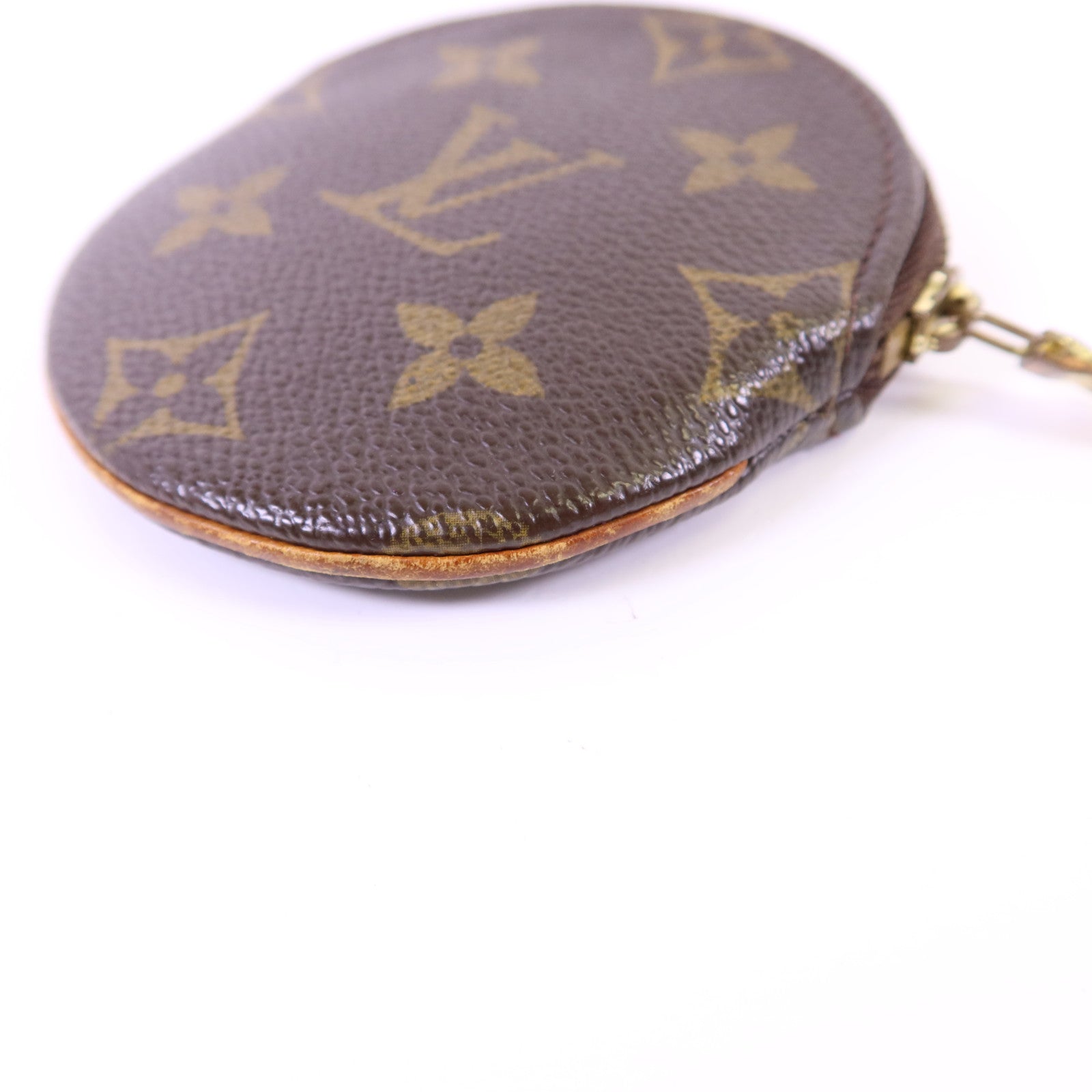 LOUIS VUITTON Monogram Coin Case Purse金扣零錢包