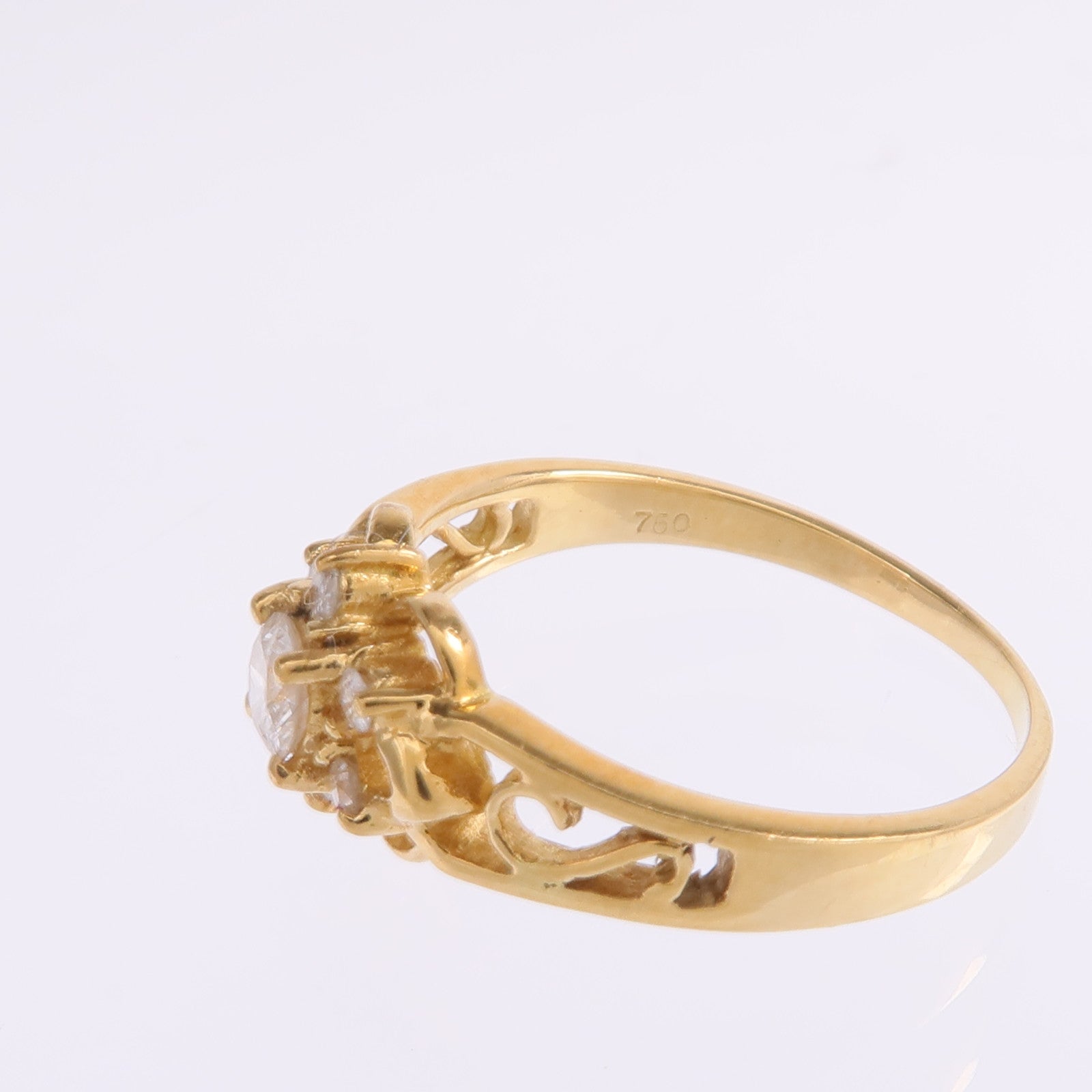JEWELRY 18K黃金Diamond Ring鑽石戒指US#6