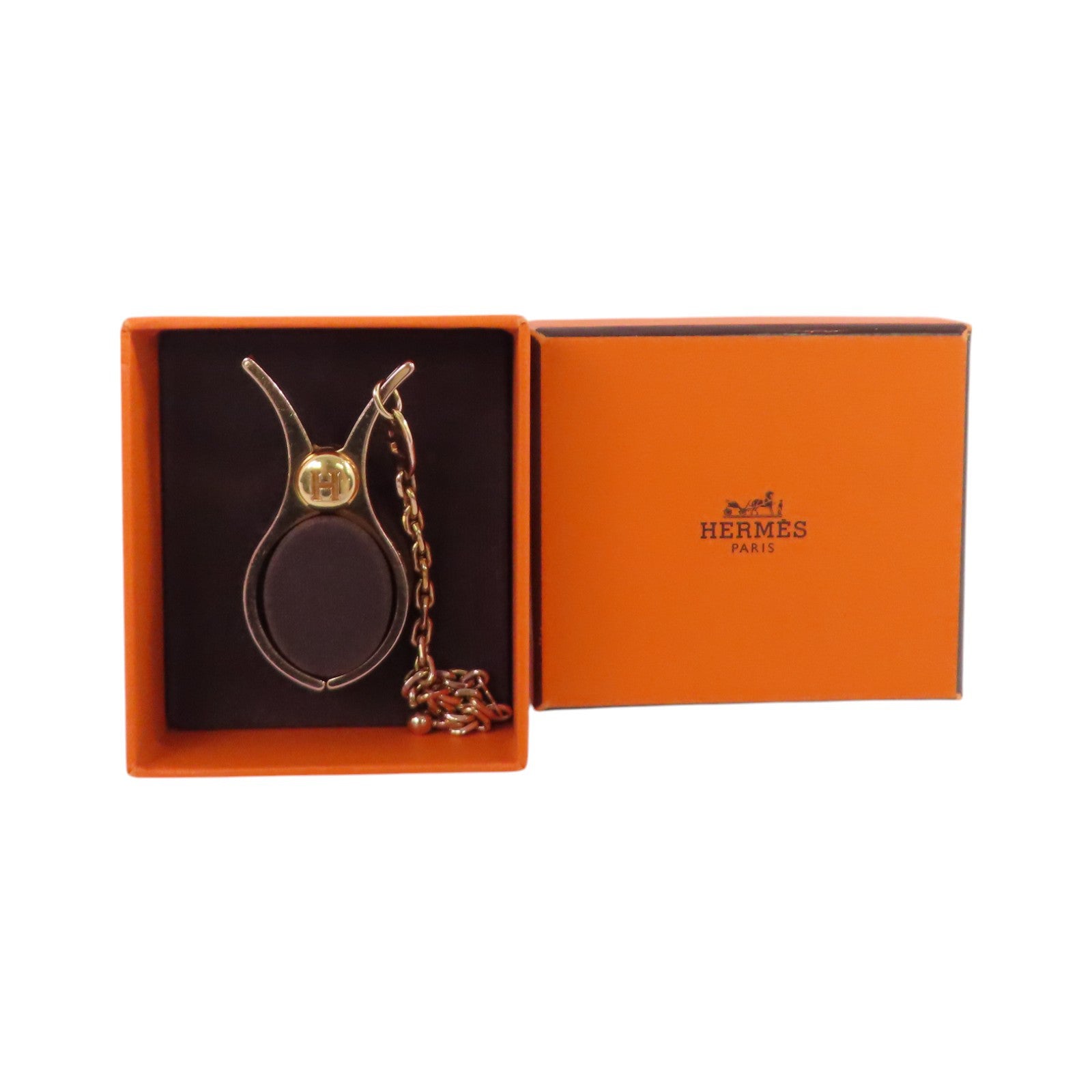 HERMES 金屬Filou Glove Clip Charm金扣掛飾