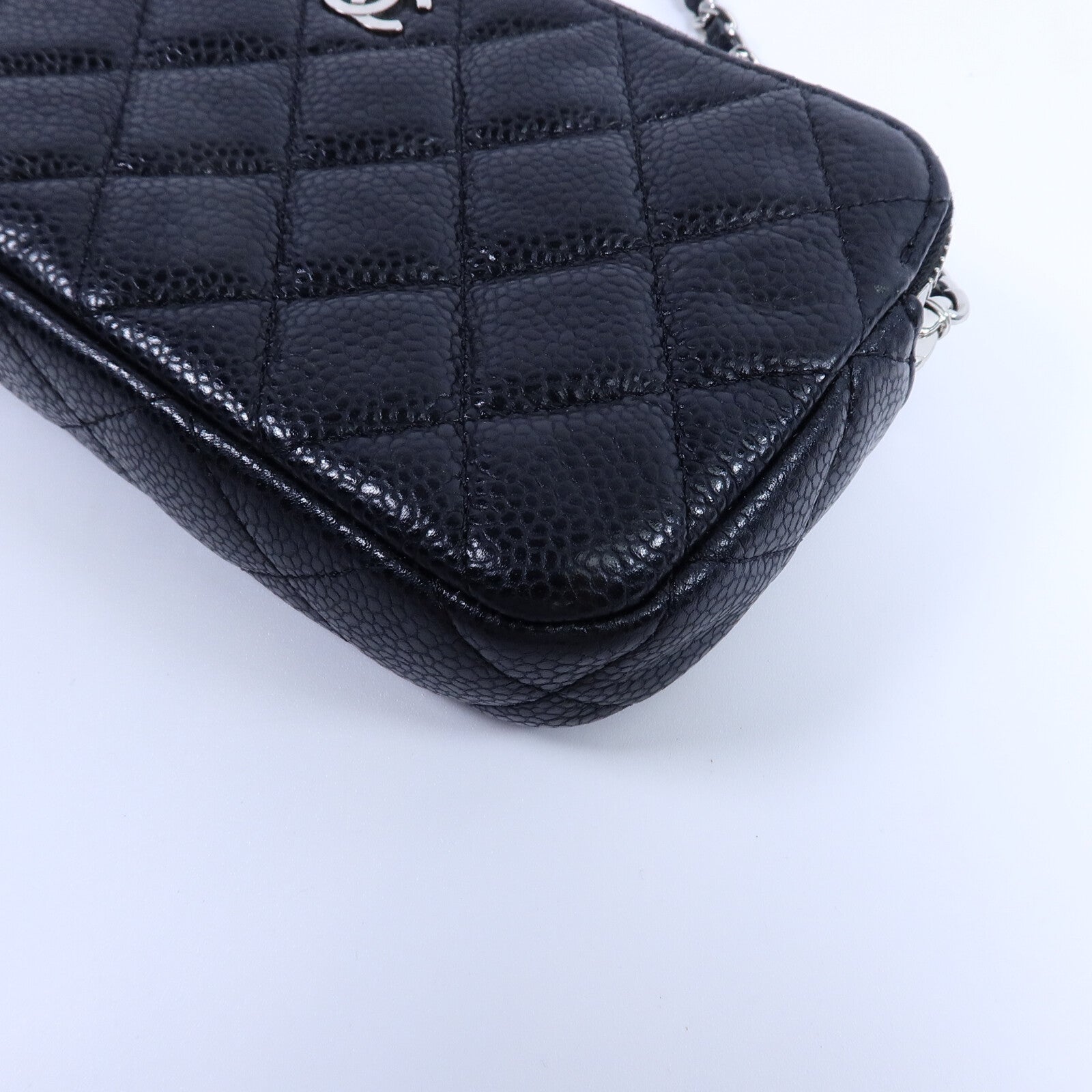 CHANEL 牛皮皮革WOC Wallet On Chain鏈帶肩背袋