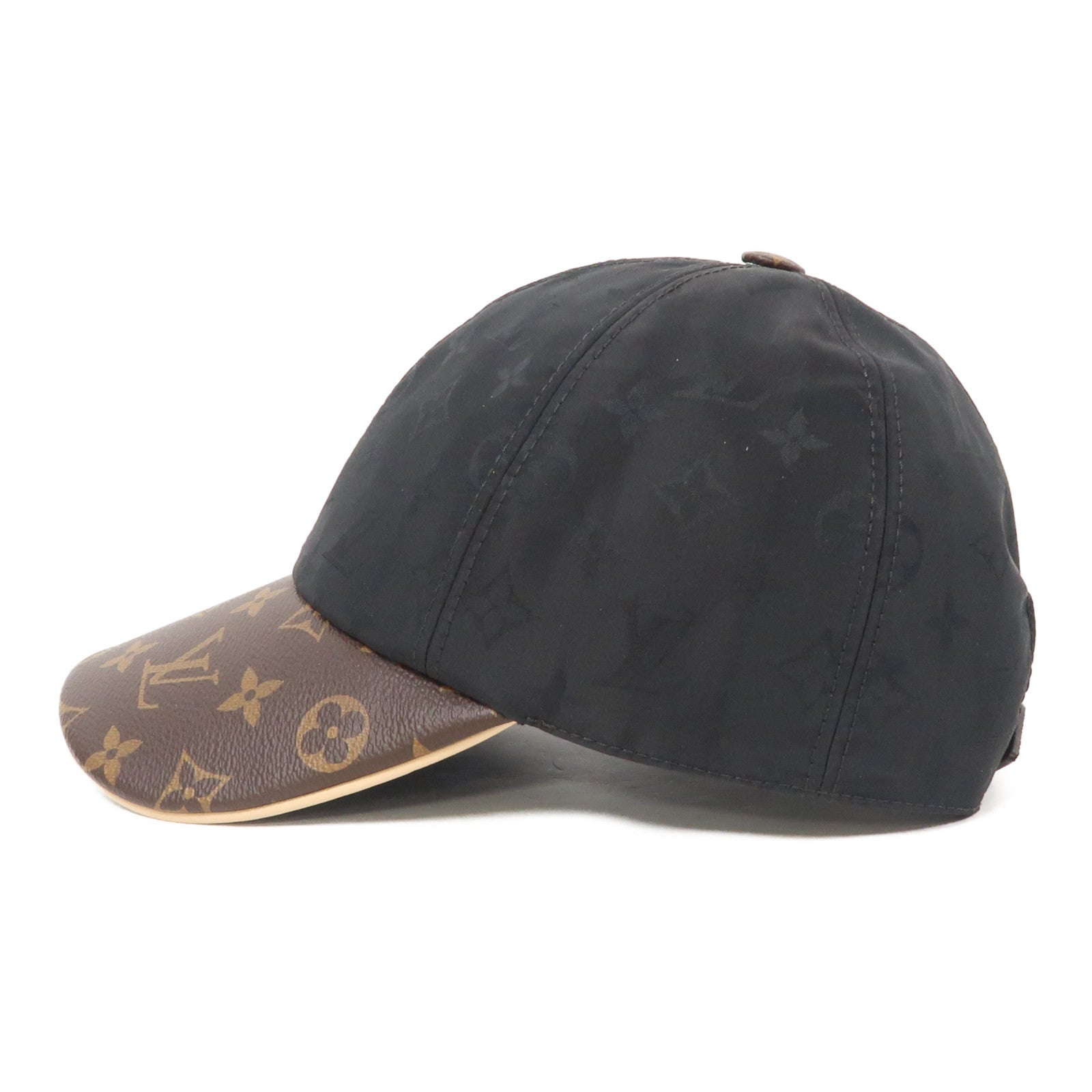 LOUIS VUITTON Monogram Get Ready Cap帽子黑色/啡色