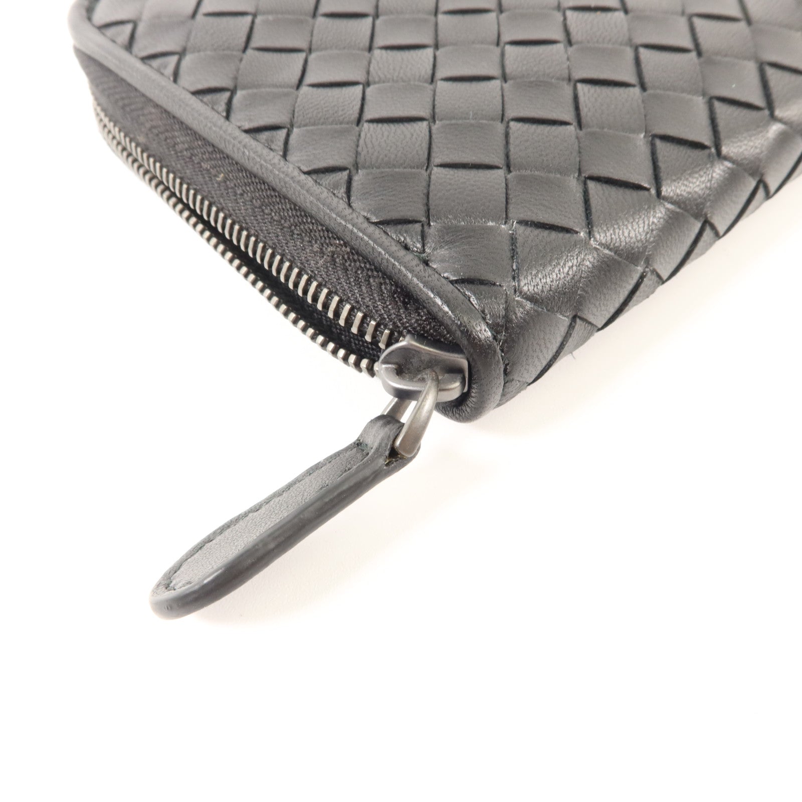 BOTTEGA VENETA 羊皮皮革Zipper Long Wallet長錢包